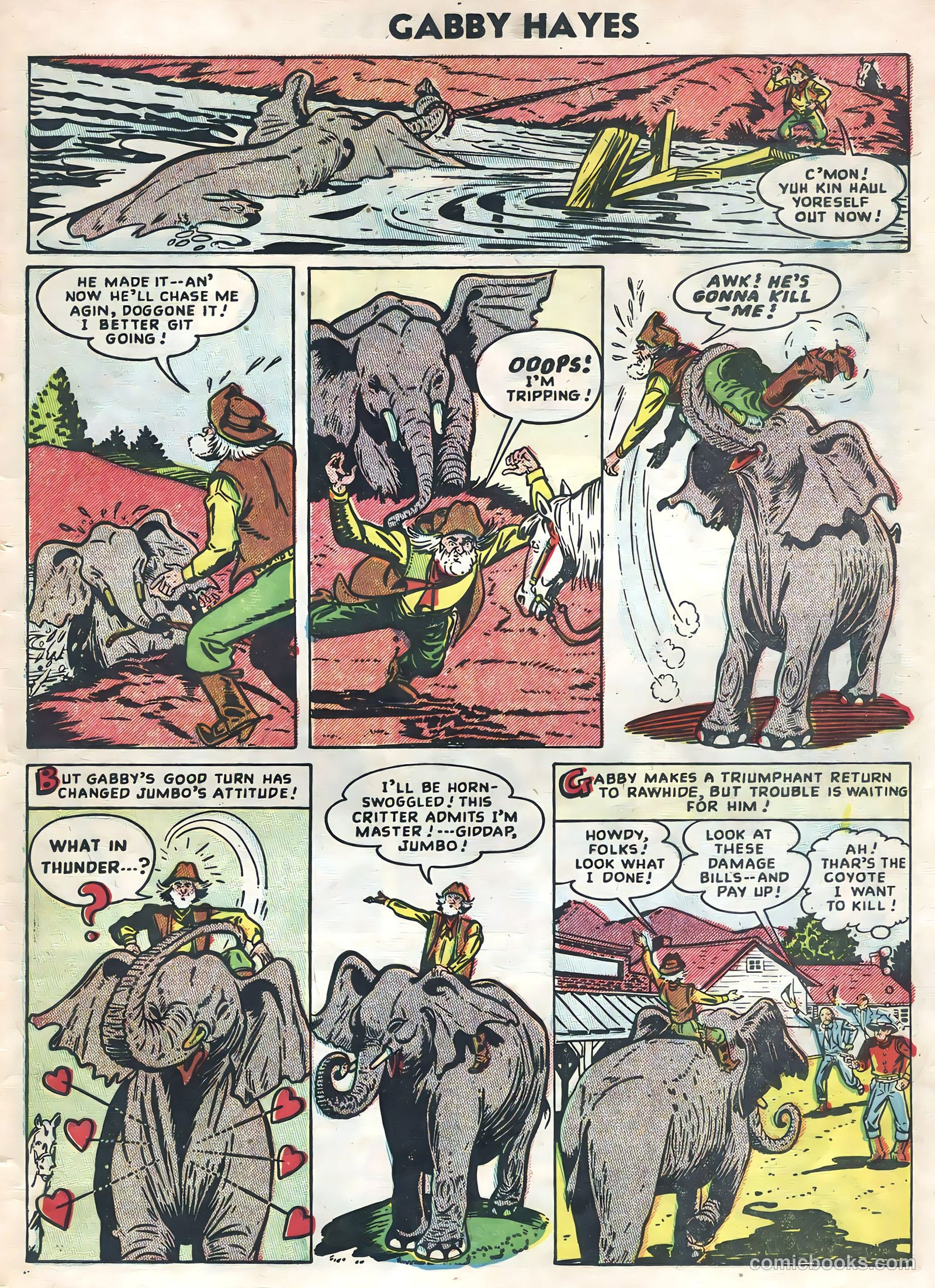 Gabby Hayes #51 (1954) — page 25 of 36