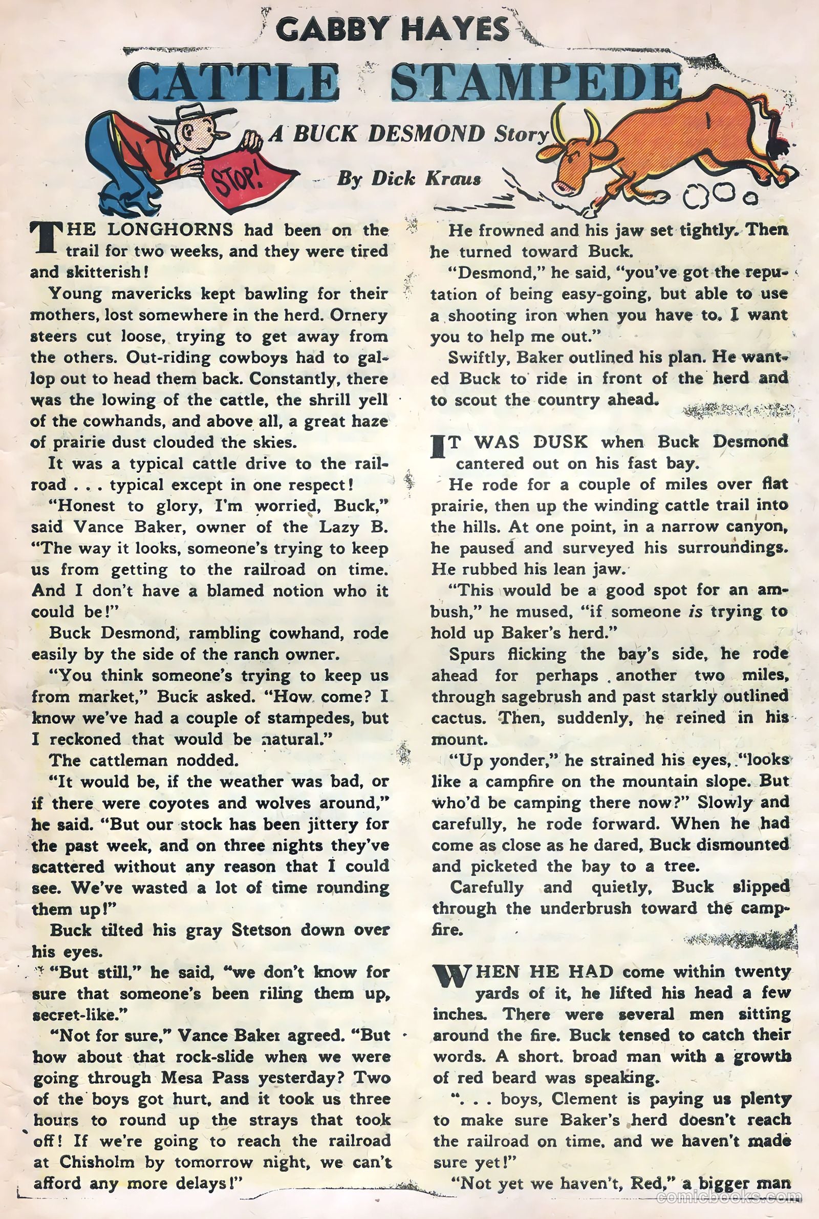 Gabby Hayes #51 (1954) — page 27 of 36