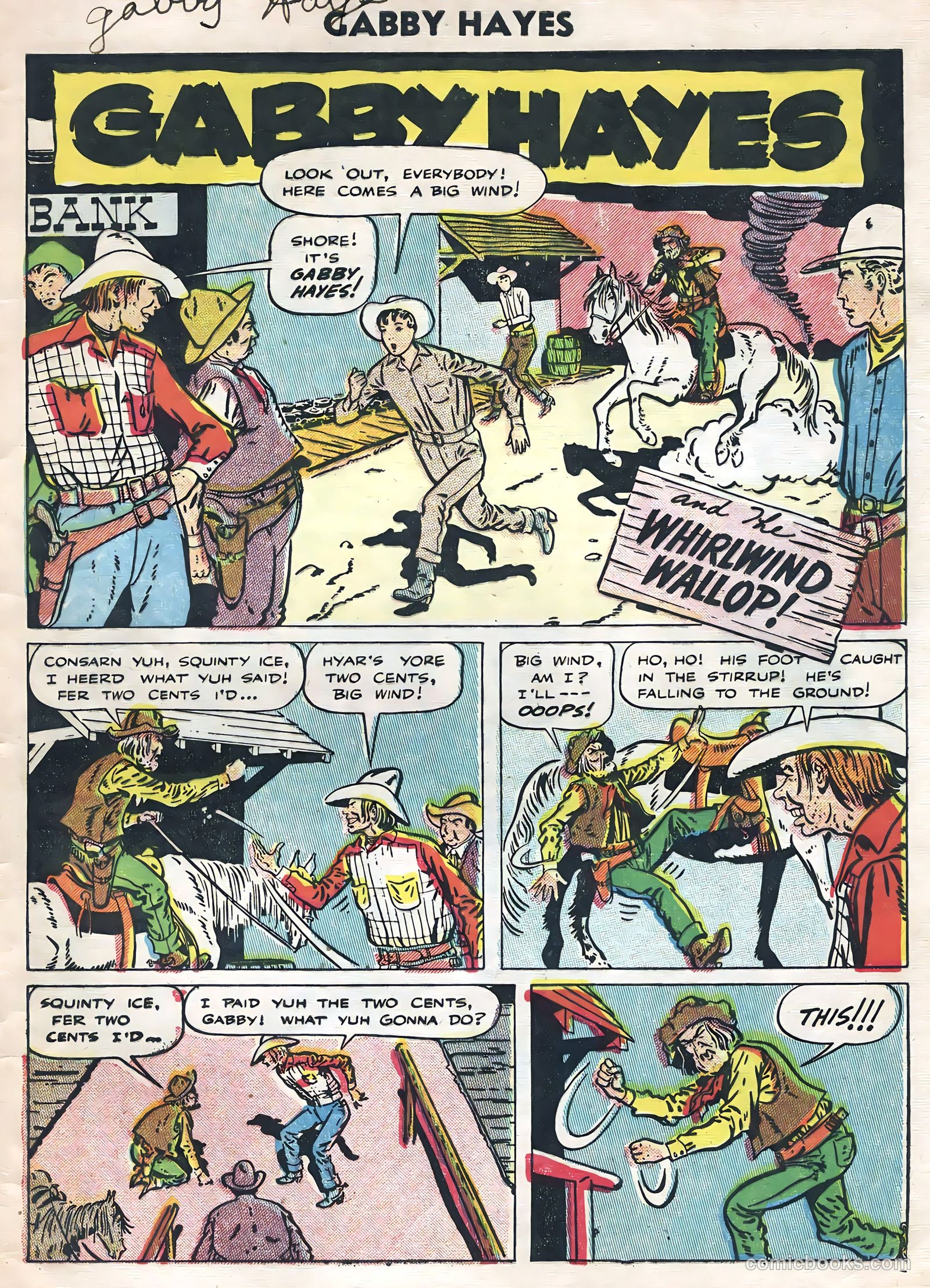 Gabby Hayes #51 (1954) — page 29 of 36