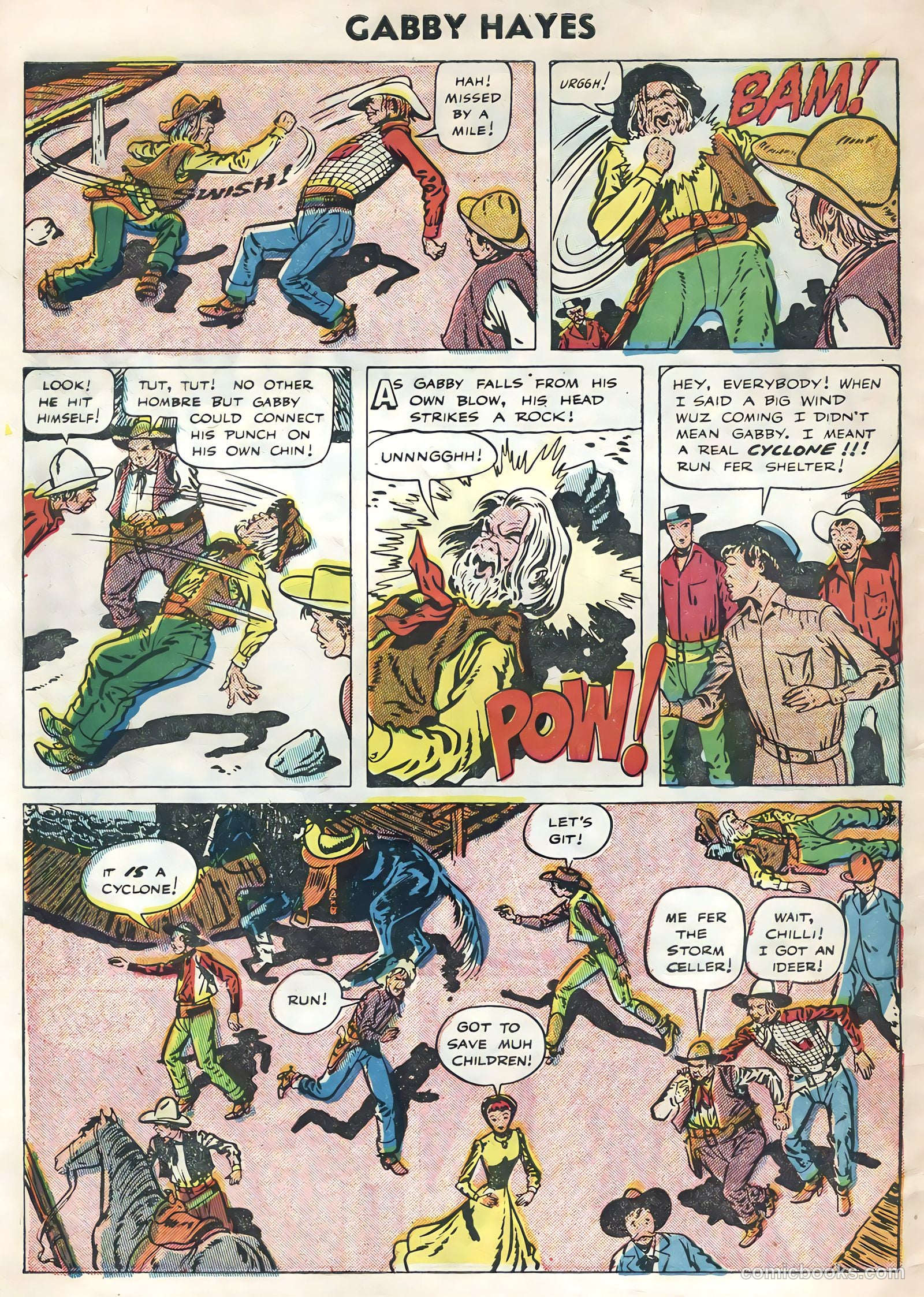 Gabby Hayes #51 (1954) — page 30 of 36