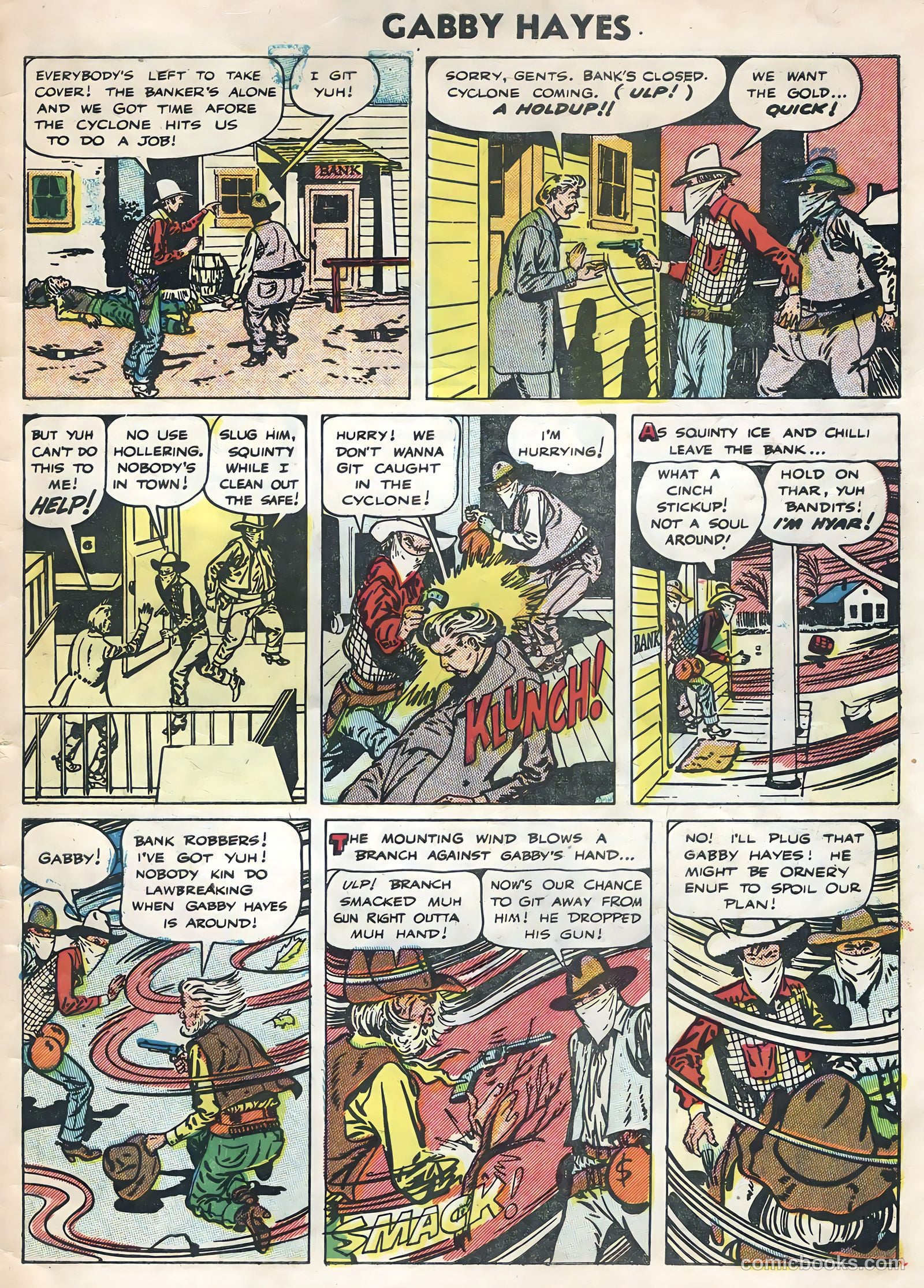 Gabby Hayes #51 (1954) — page 31 of 36