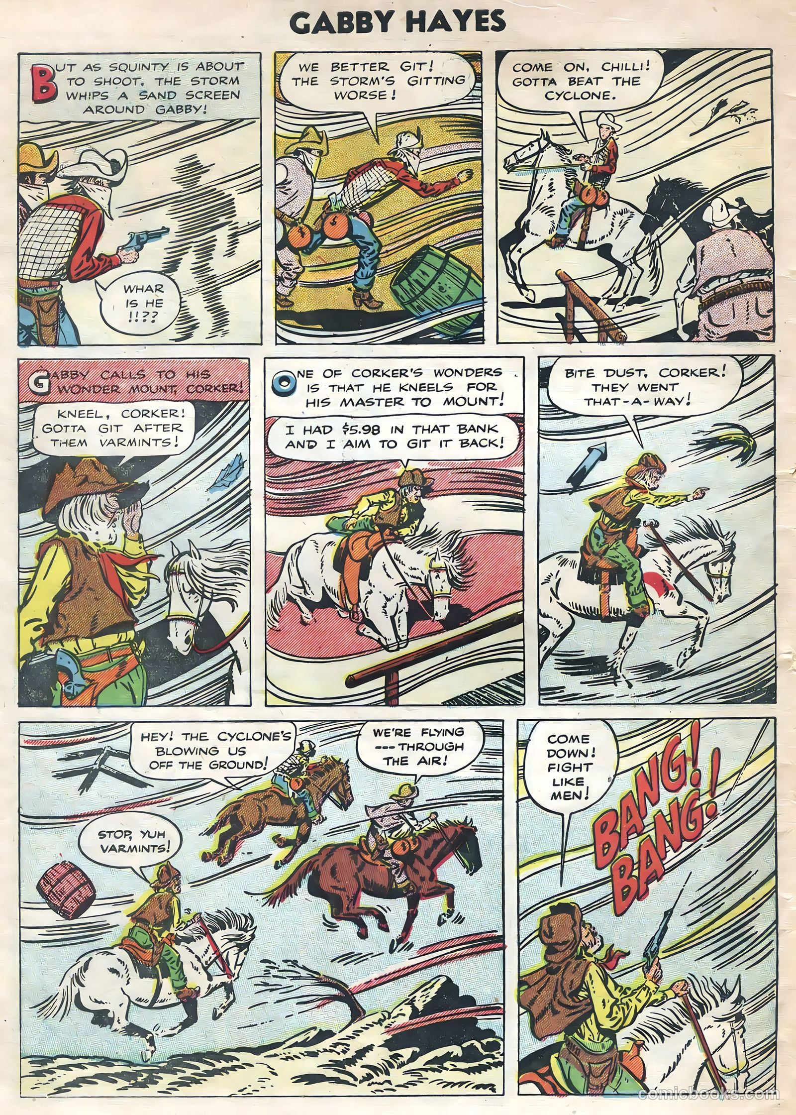 Gabby Hayes #51 (1954) — page 32 of 36