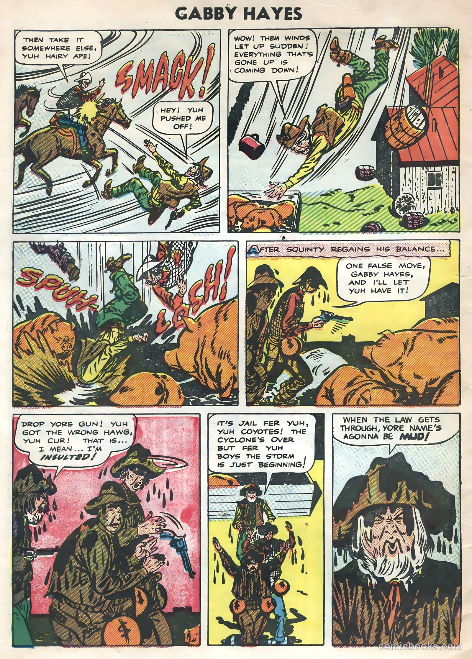 Gabby Hayes #51 (1954) — page 34 of 36