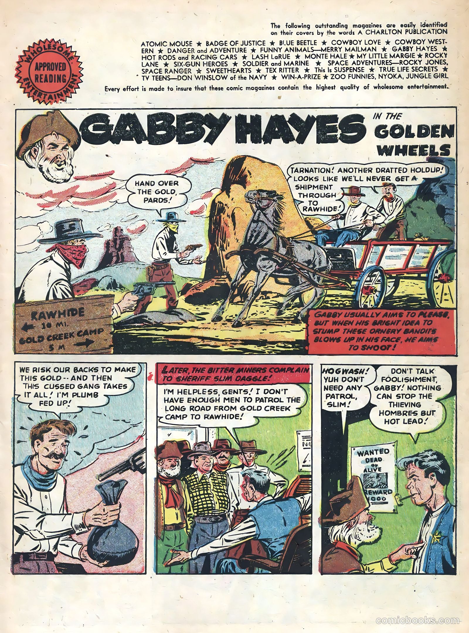 Gabby Hayes #52 (1955) — page 3 of 36