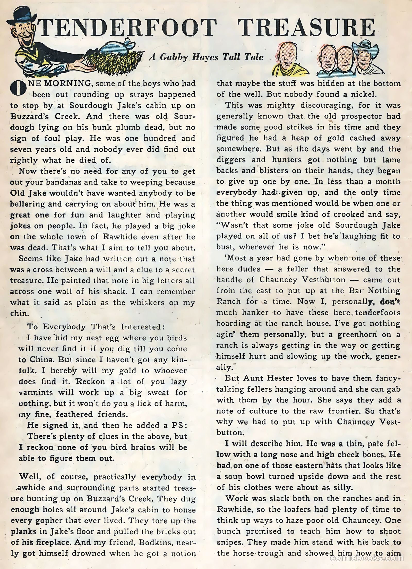Gabby Hayes #52 (1955) — page 12 of 36