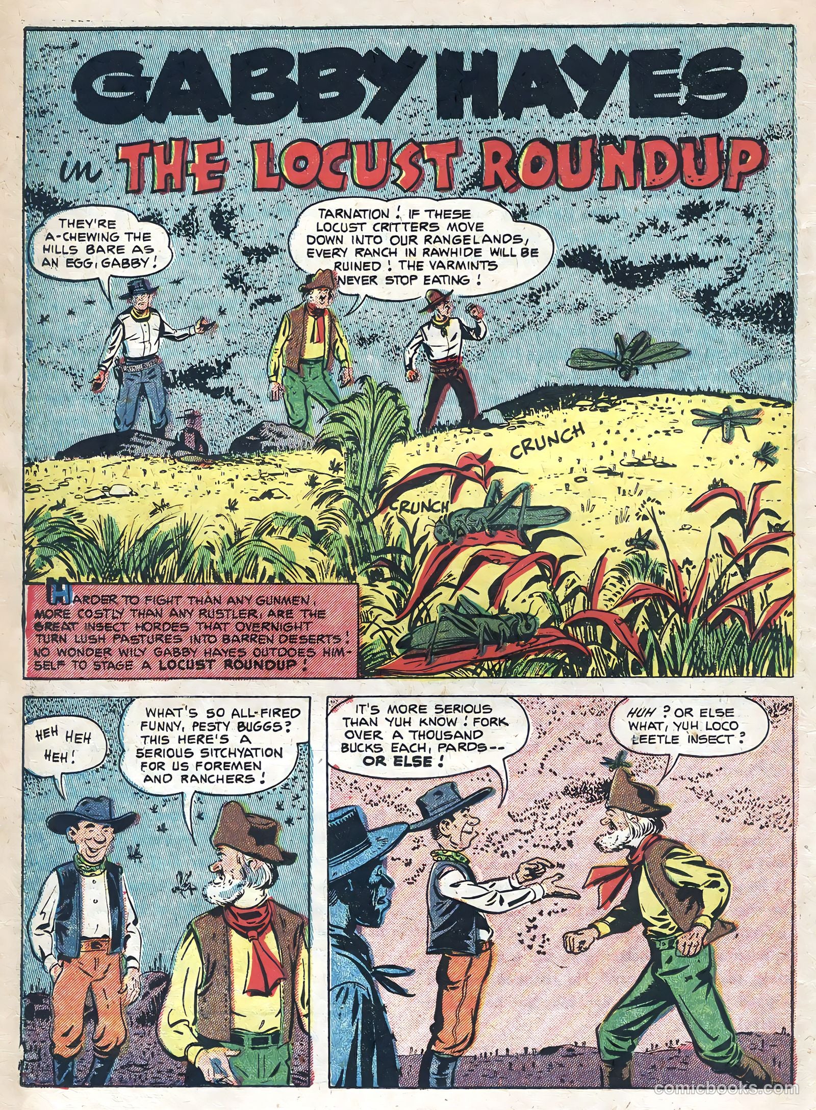 Gabby Hayes #52 (1955) — page 14 of 36