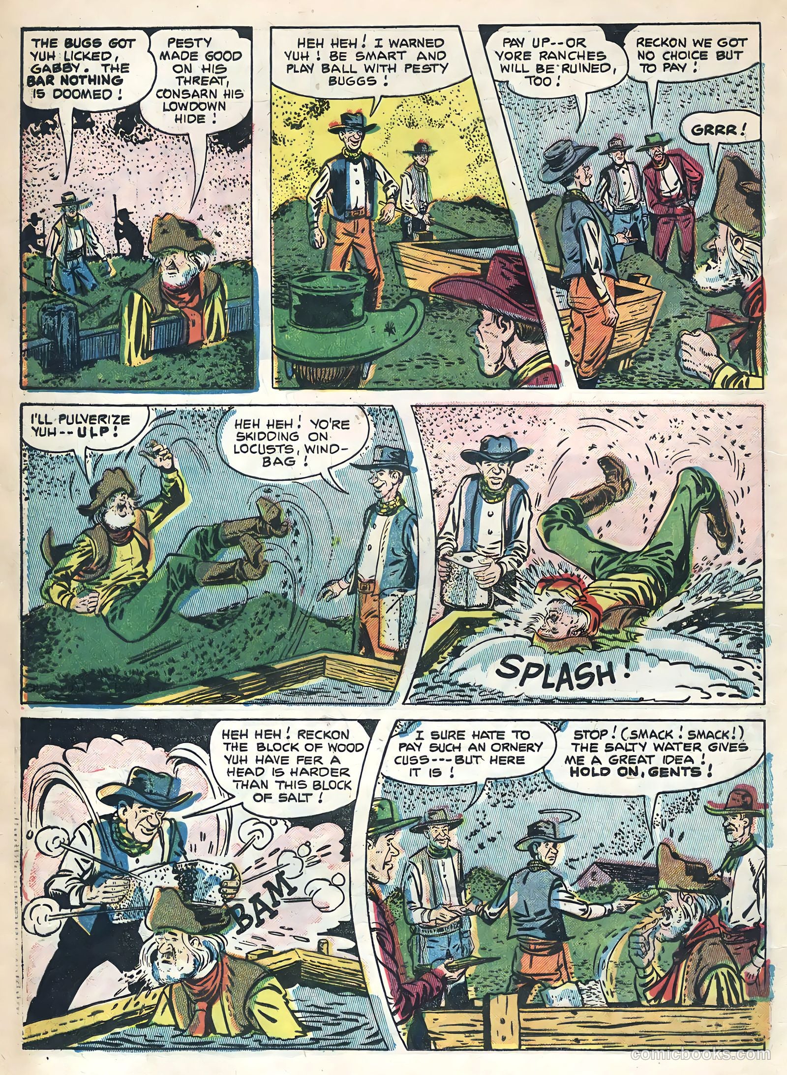 Gabby Hayes #52 (1955) — page 16 of 36