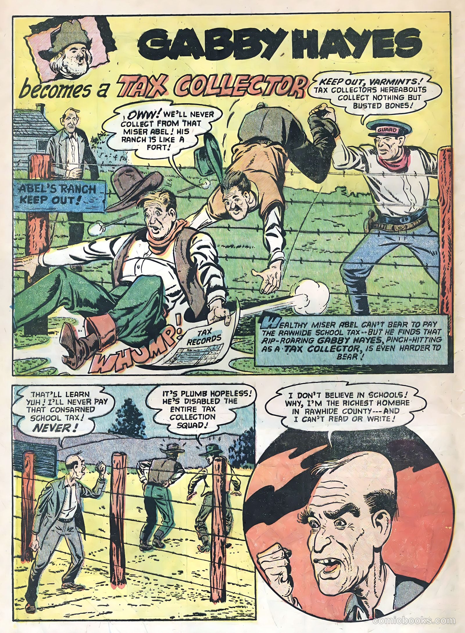 Gabby Hayes #52 (1955) — page 28 of 36