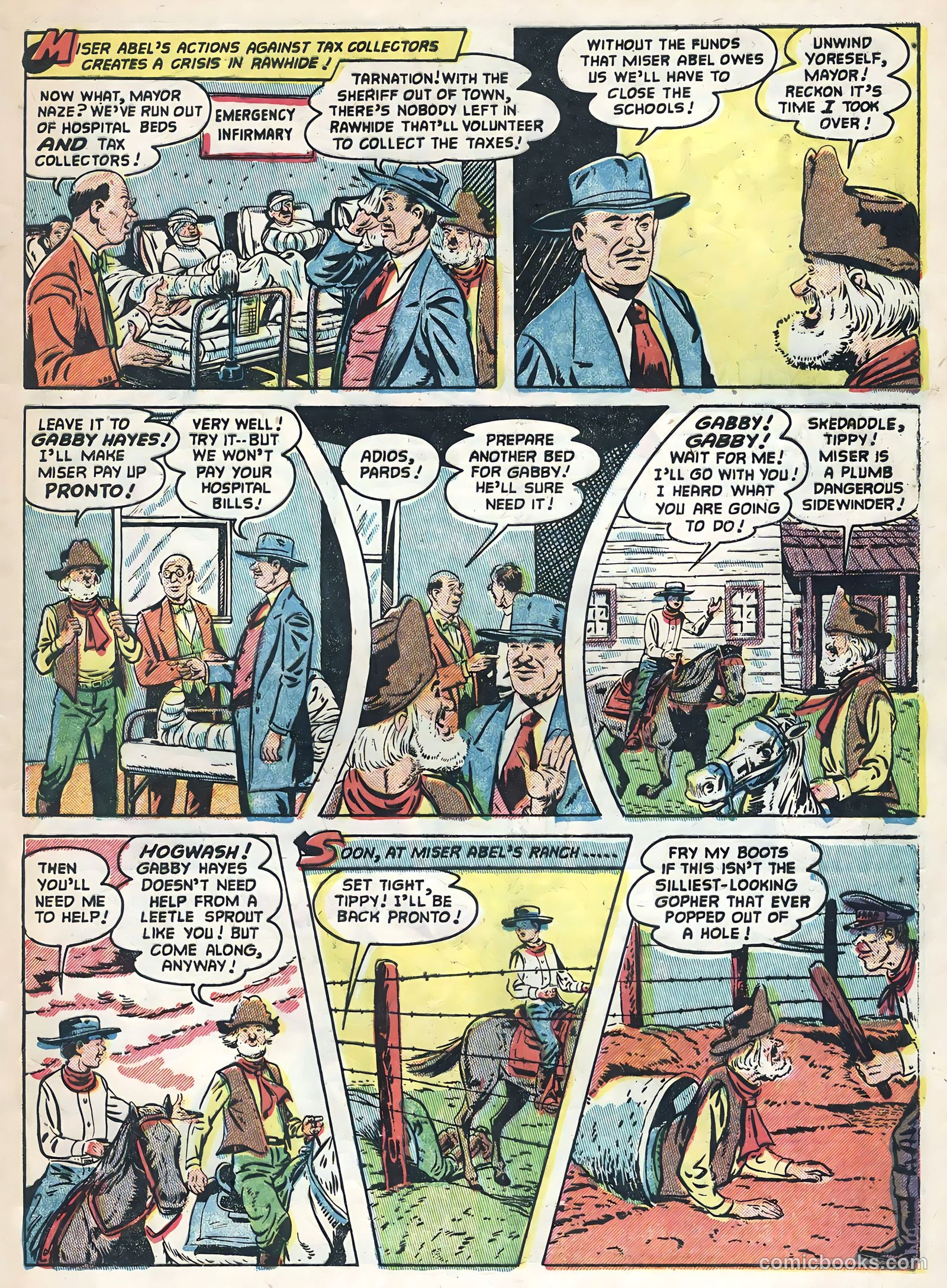 Gabby Hayes #52 (1955) — page 29 of 36