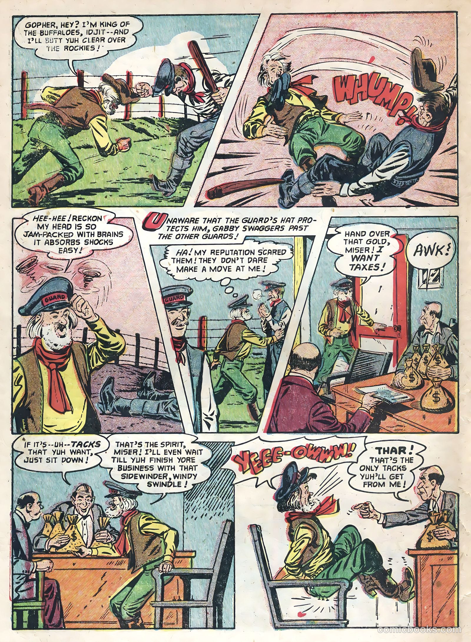 Gabby Hayes #52 (1955) — page 30 of 36