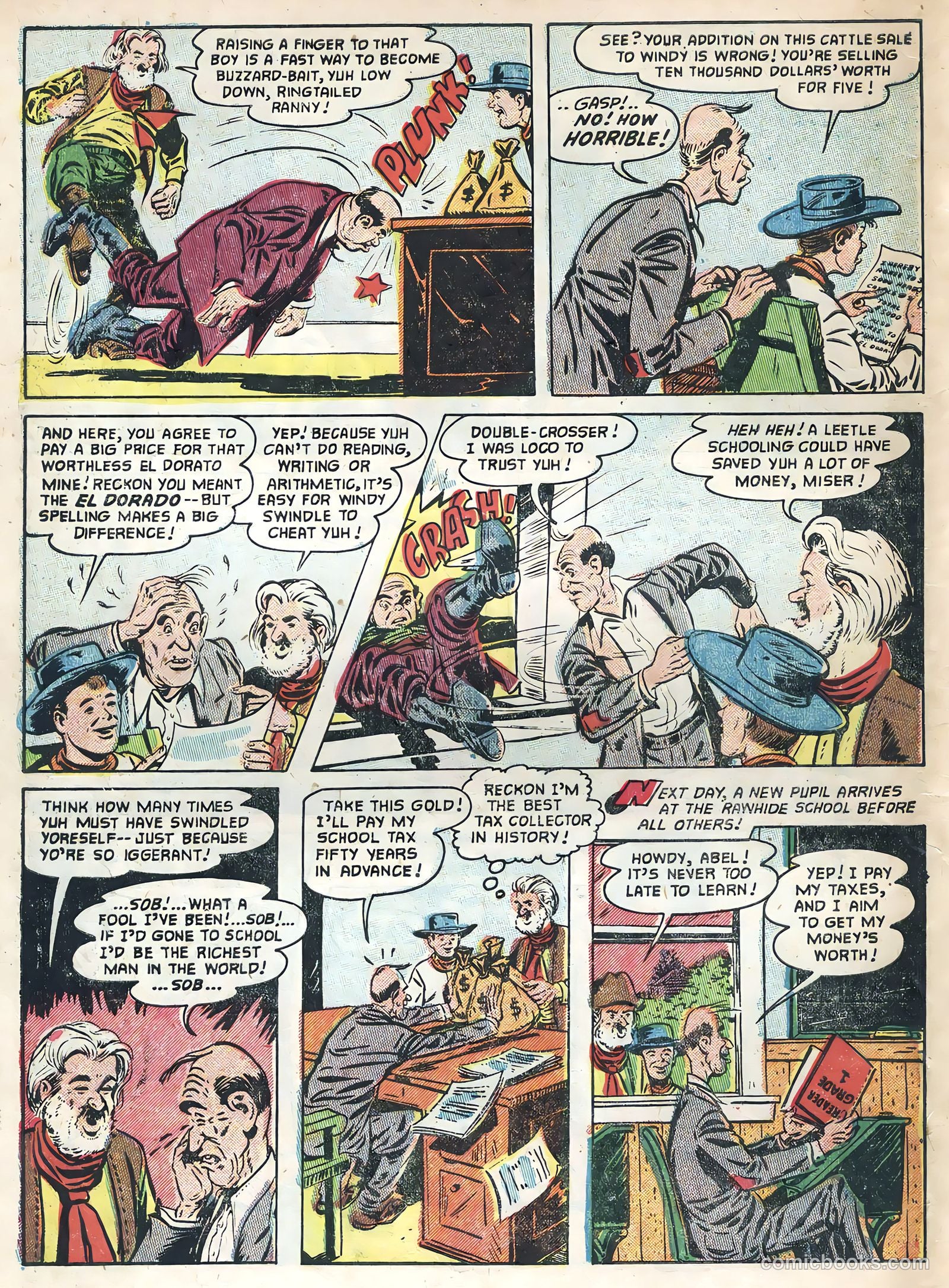 Gabby Hayes #52 (1955) — page 34 of 36
