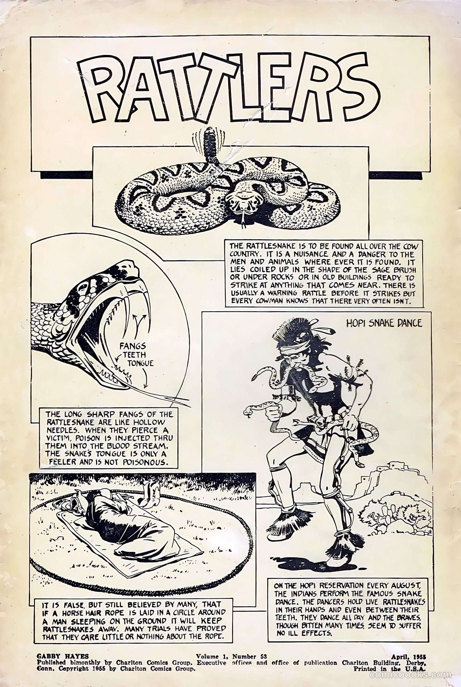 Gabby Hayes #53 (1955) — page 2 of 36