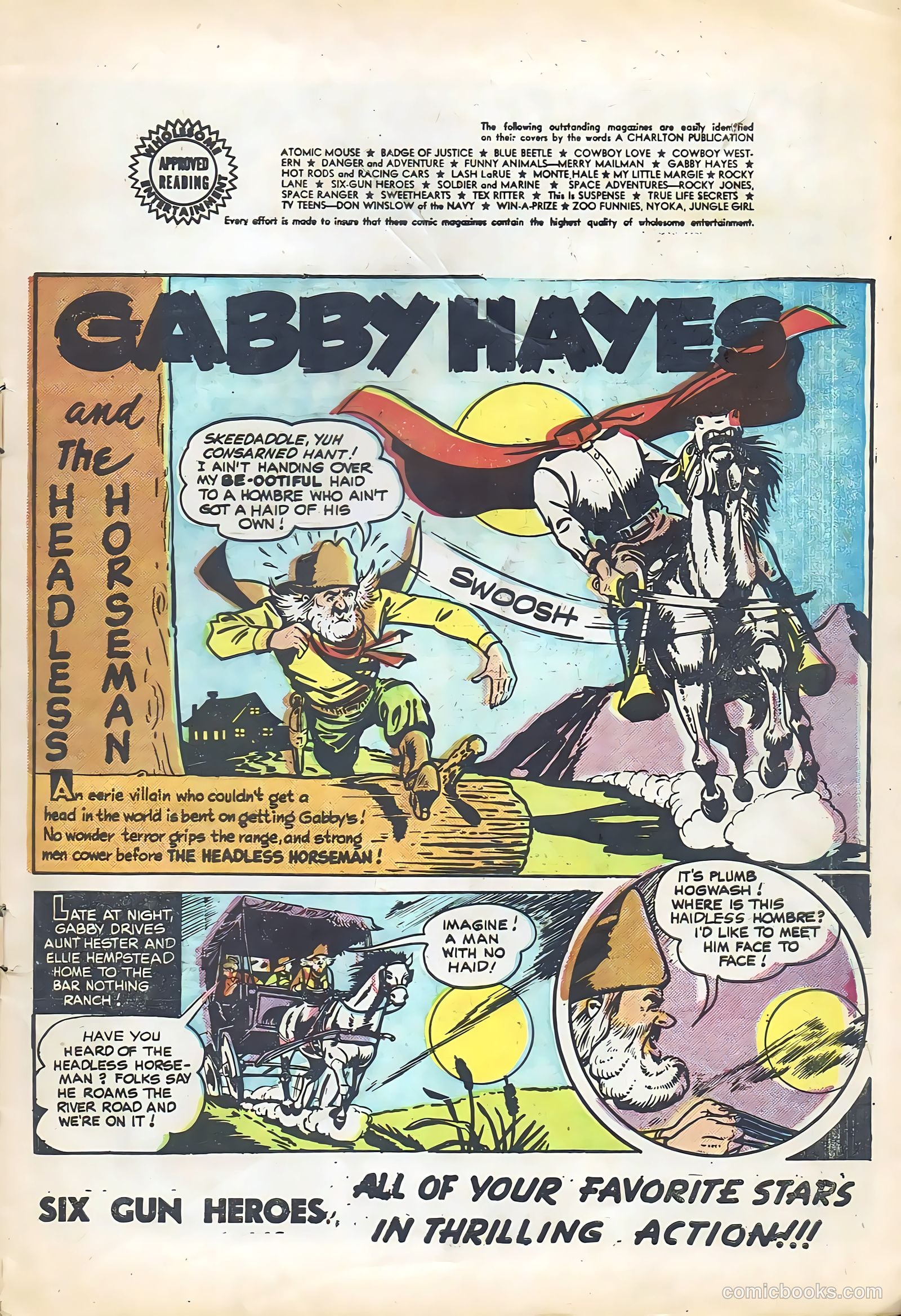 Gabby Hayes #53 (1955) — page 3 of 36