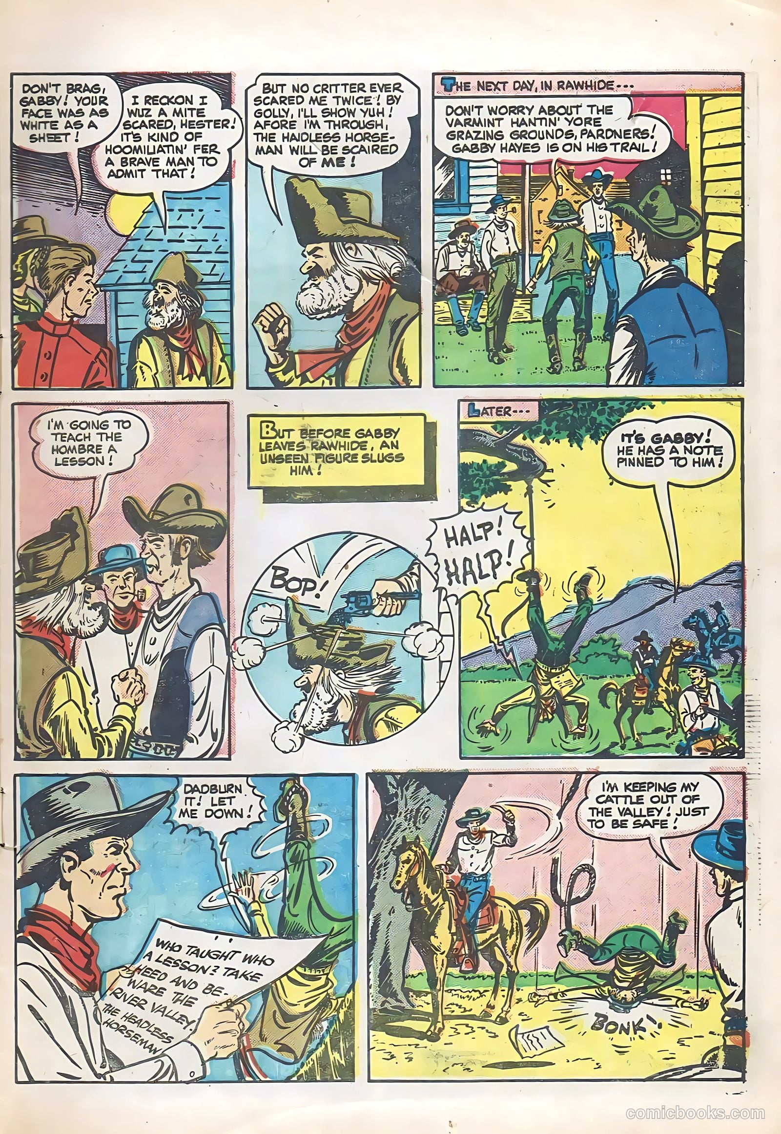 Gabby Hayes #53 (1955) — page 5 of 36