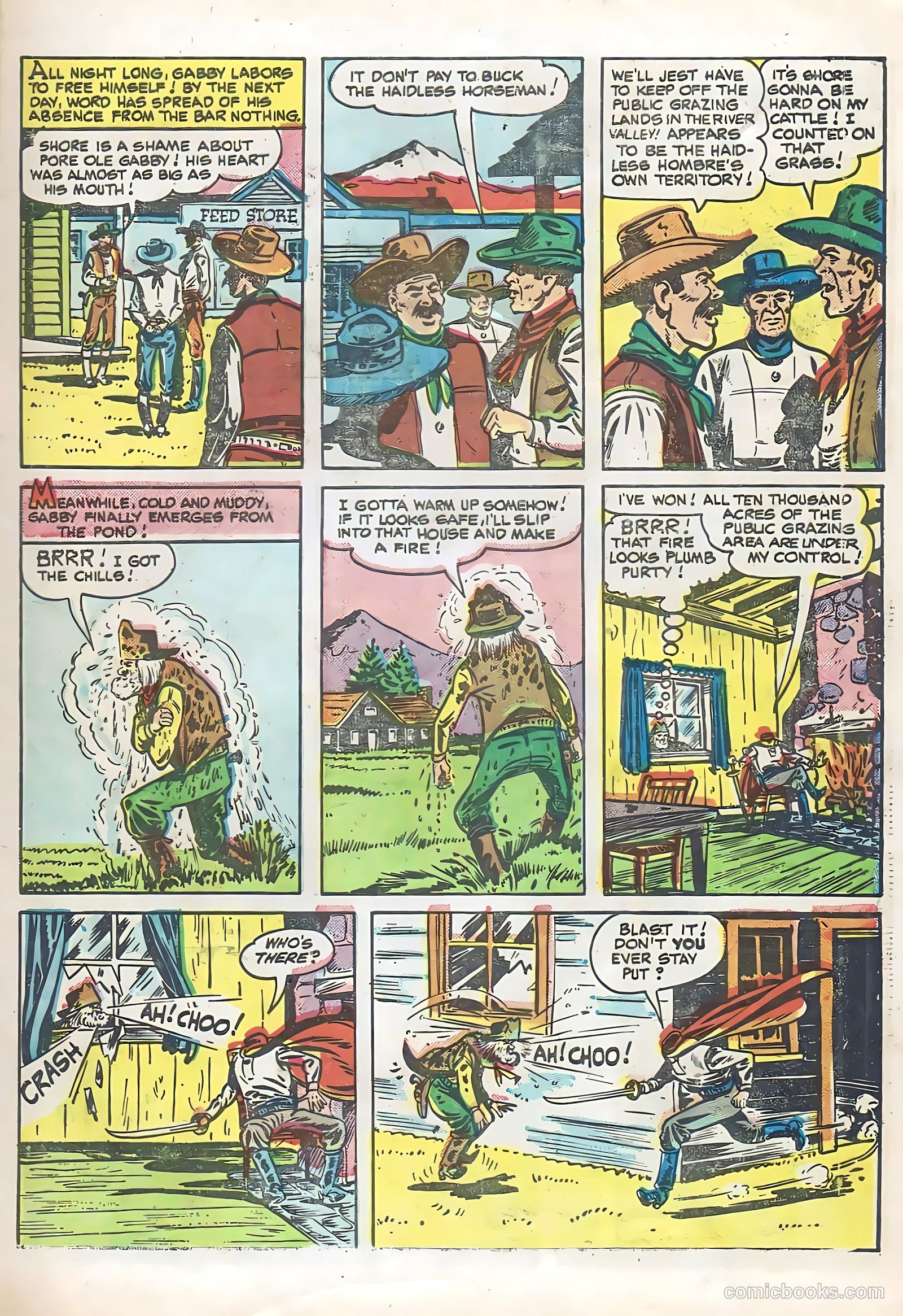 Gabby Hayes #53 (1955) — page 9 of 36