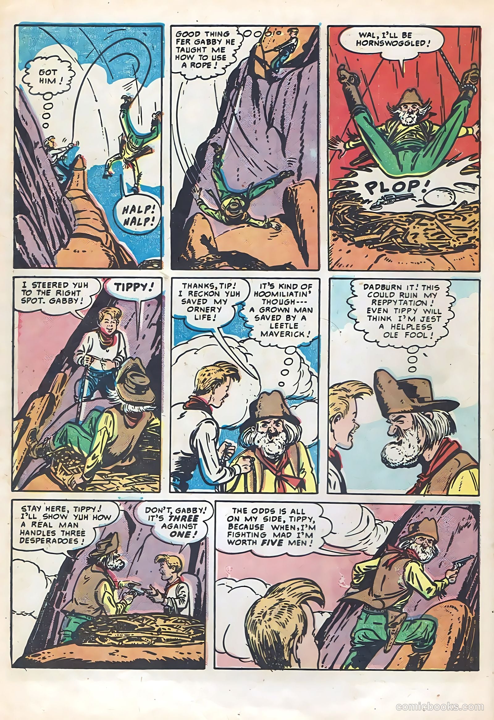 Gabby Hayes #53 (1955) — page 22 of 36