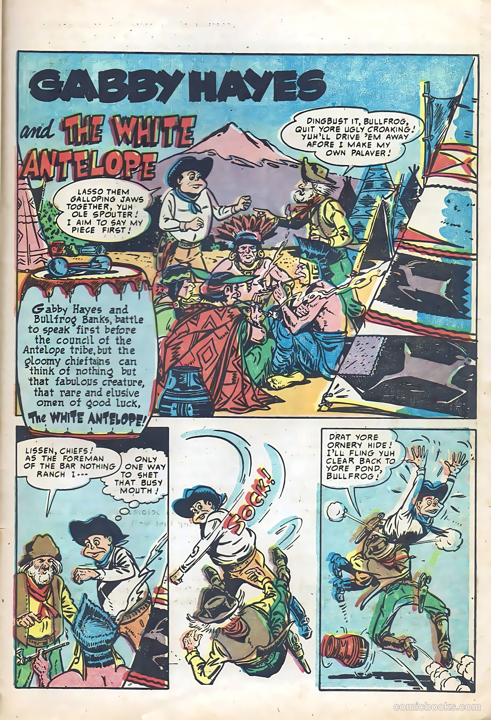 Gabby Hayes #53 (1955) — page 27 of 36