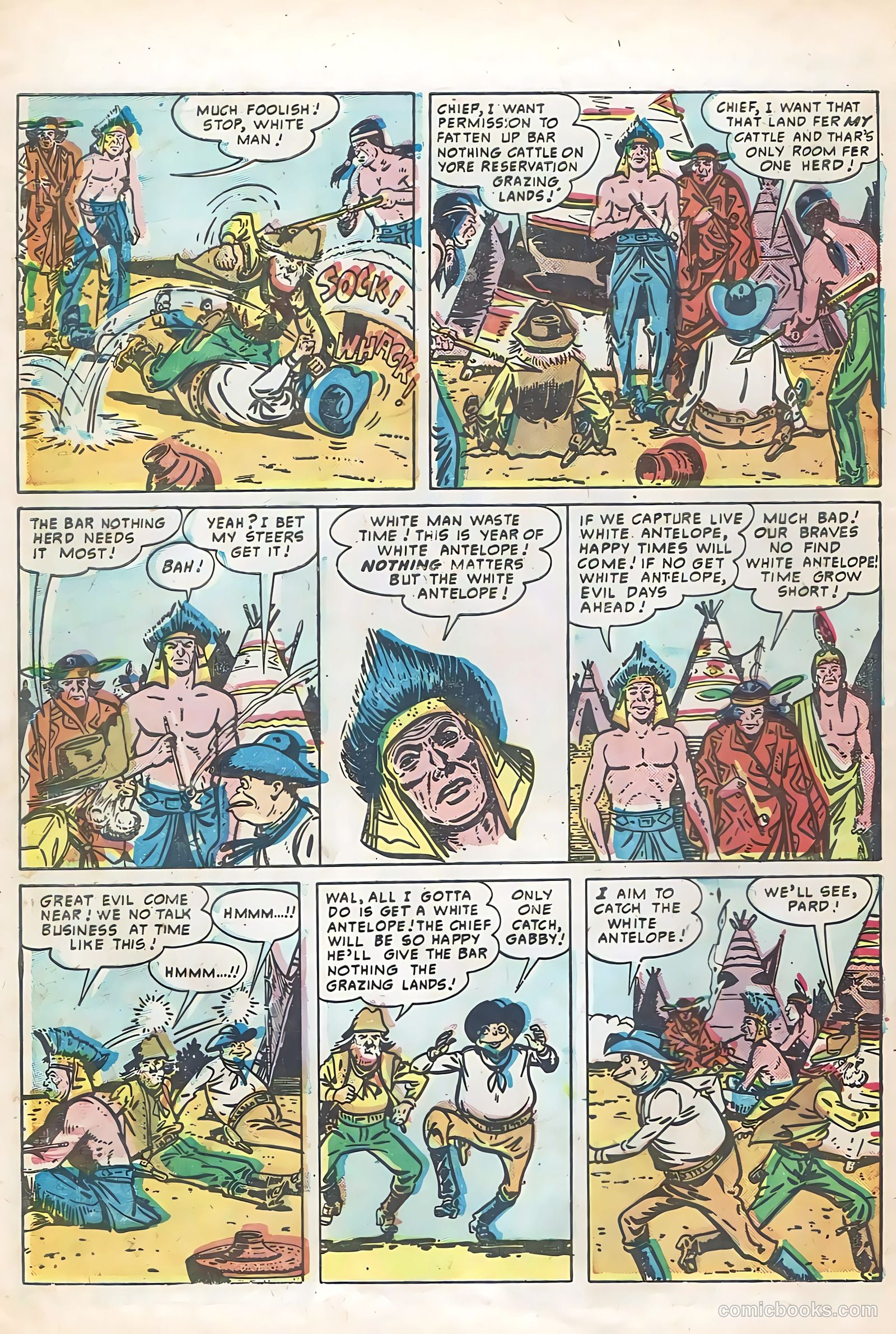 Gabby Hayes #53 (1955) — page 28 of 36
