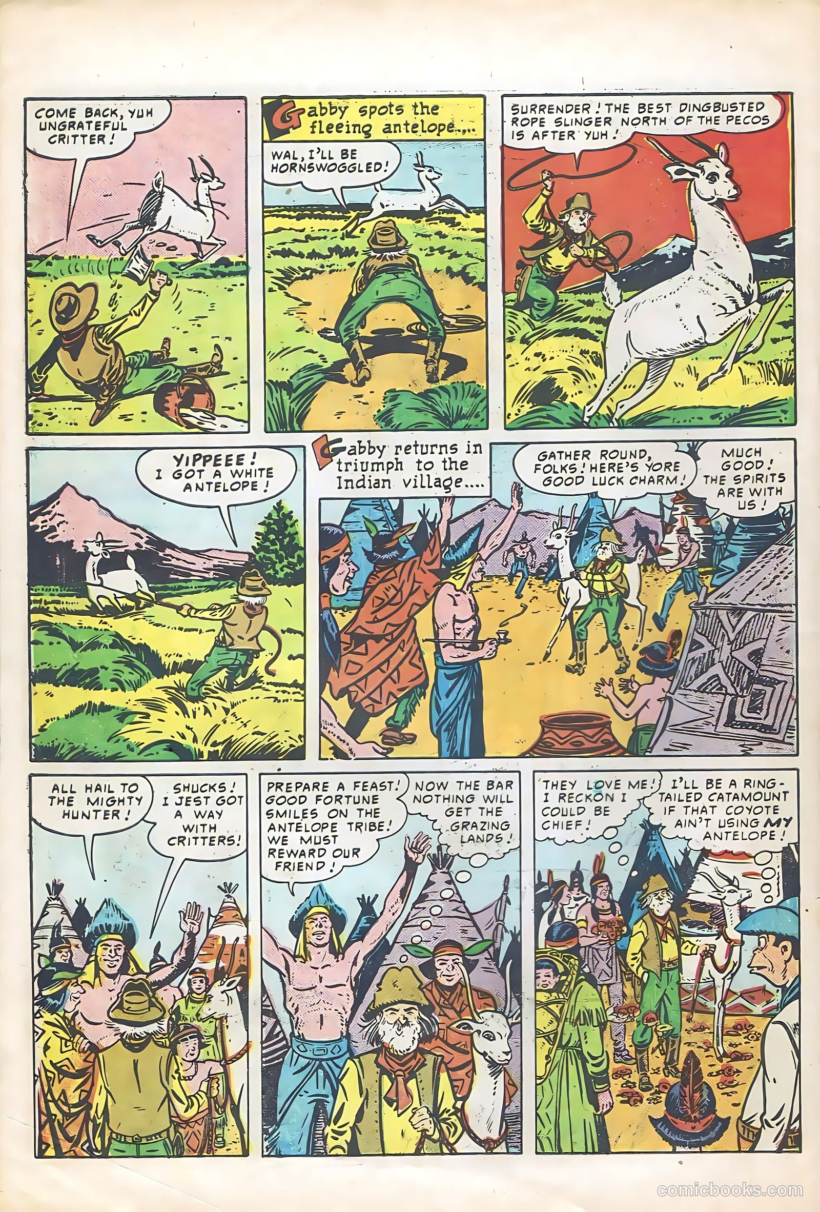Gabby Hayes #53 (1955) — page 30 of 36