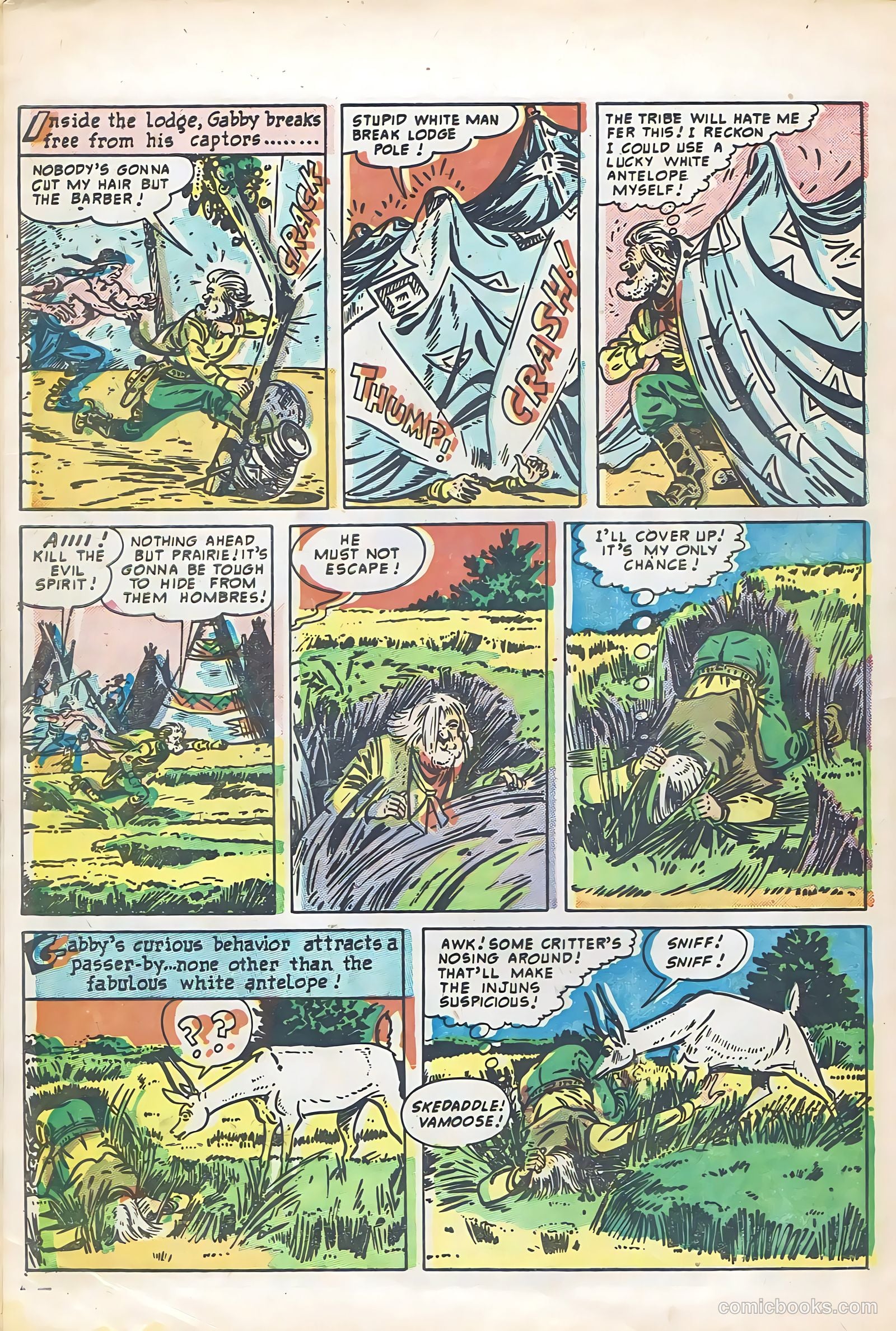 Gabby Hayes #53 (1955) — page 32 of 36