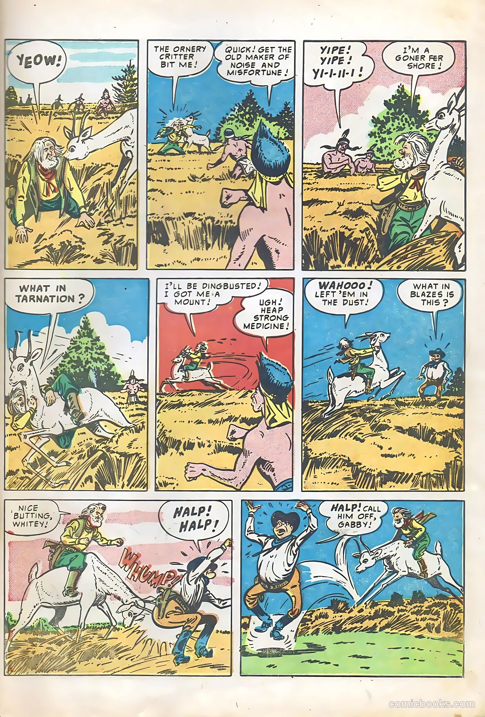 Gabby Hayes #53 (1955) — page 33 of 36