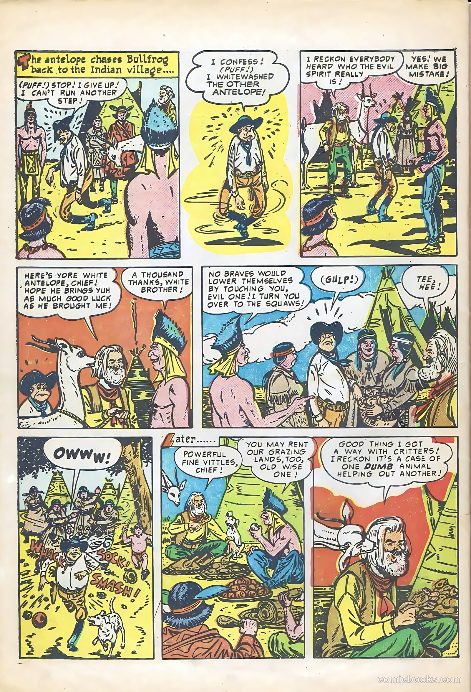 Gabby Hayes #53 (1955) — page 34 of 36