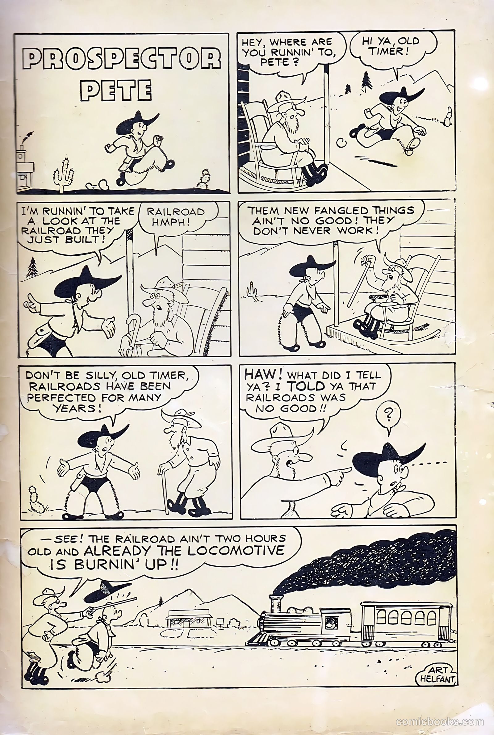 Gabby Hayes #53 (1955) — page 35 of 36