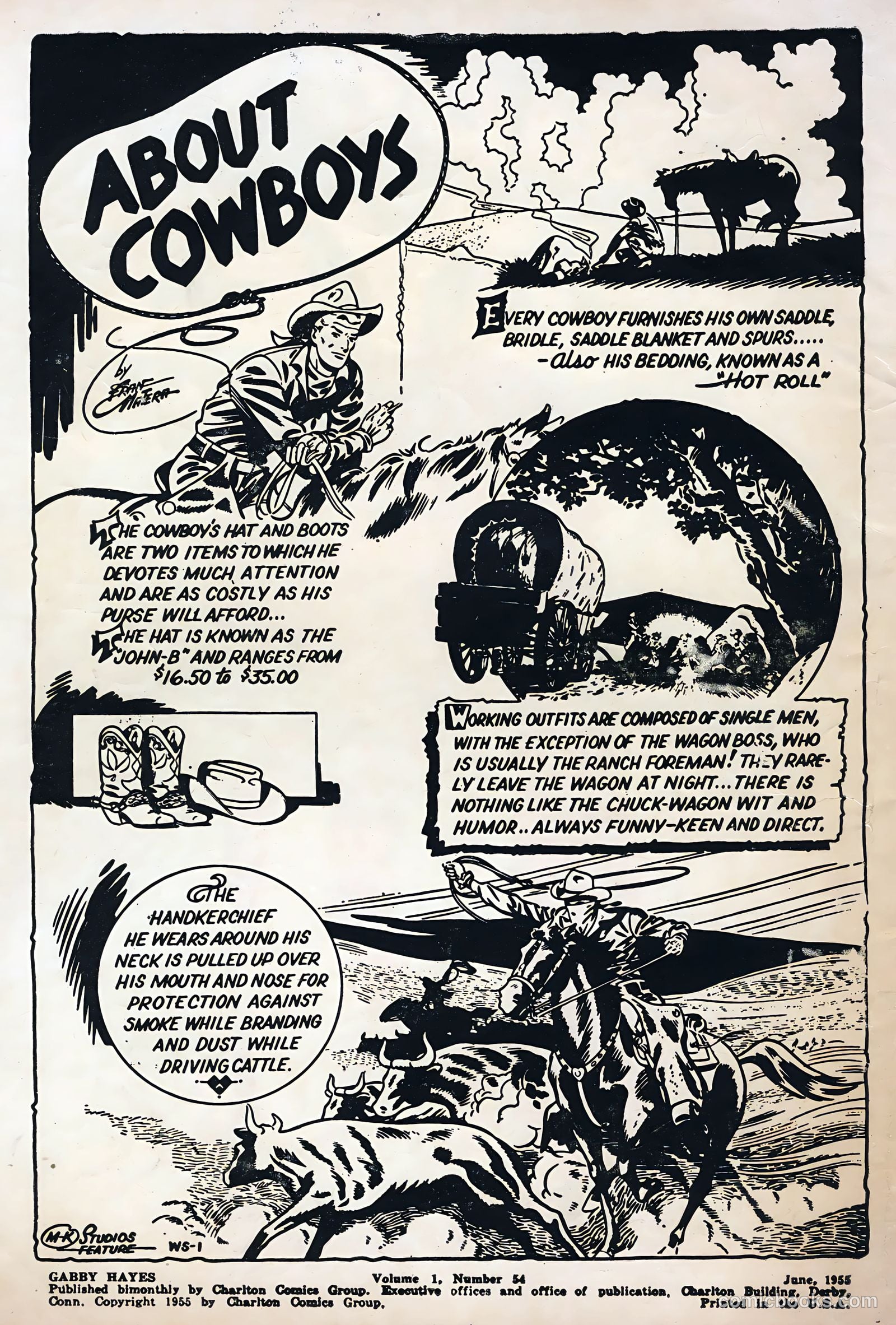 Gabby Hayes #54 (1955) — page 2 of 36
