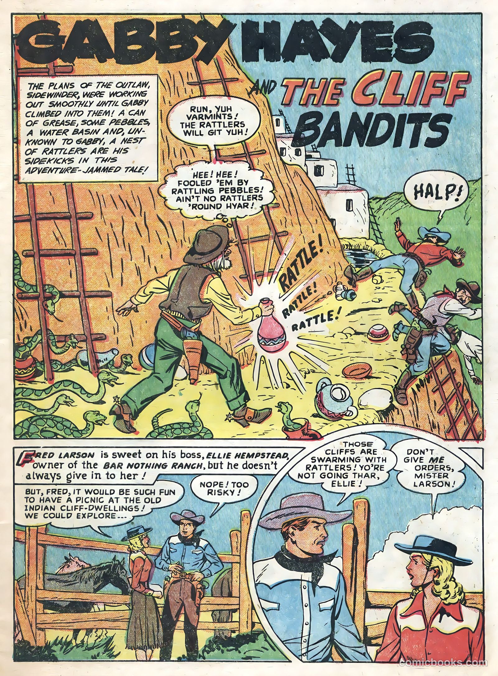 Gabby Hayes #54 (1955) — page 3 of 36