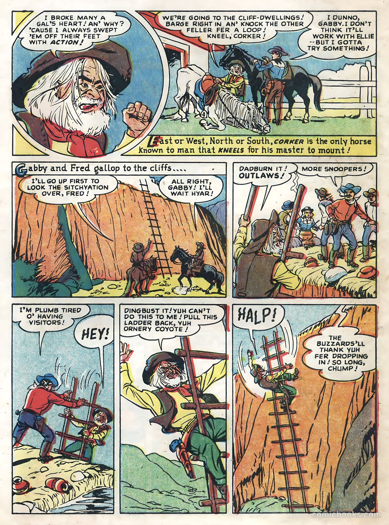 Gabby Hayes #54 (1955) — page 6 of 36