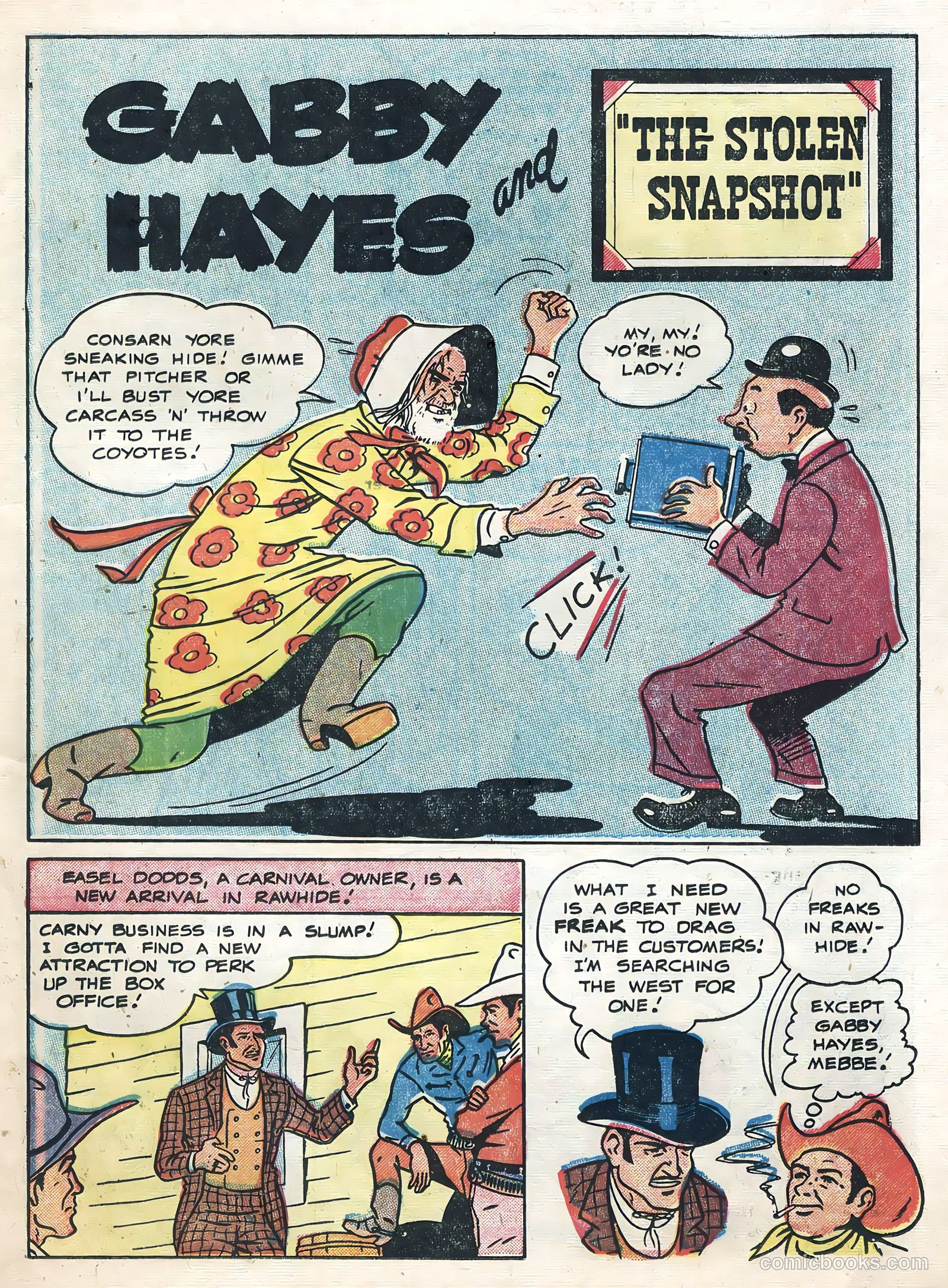 Gabby Hayes #54 (1955) — page 15 of 36