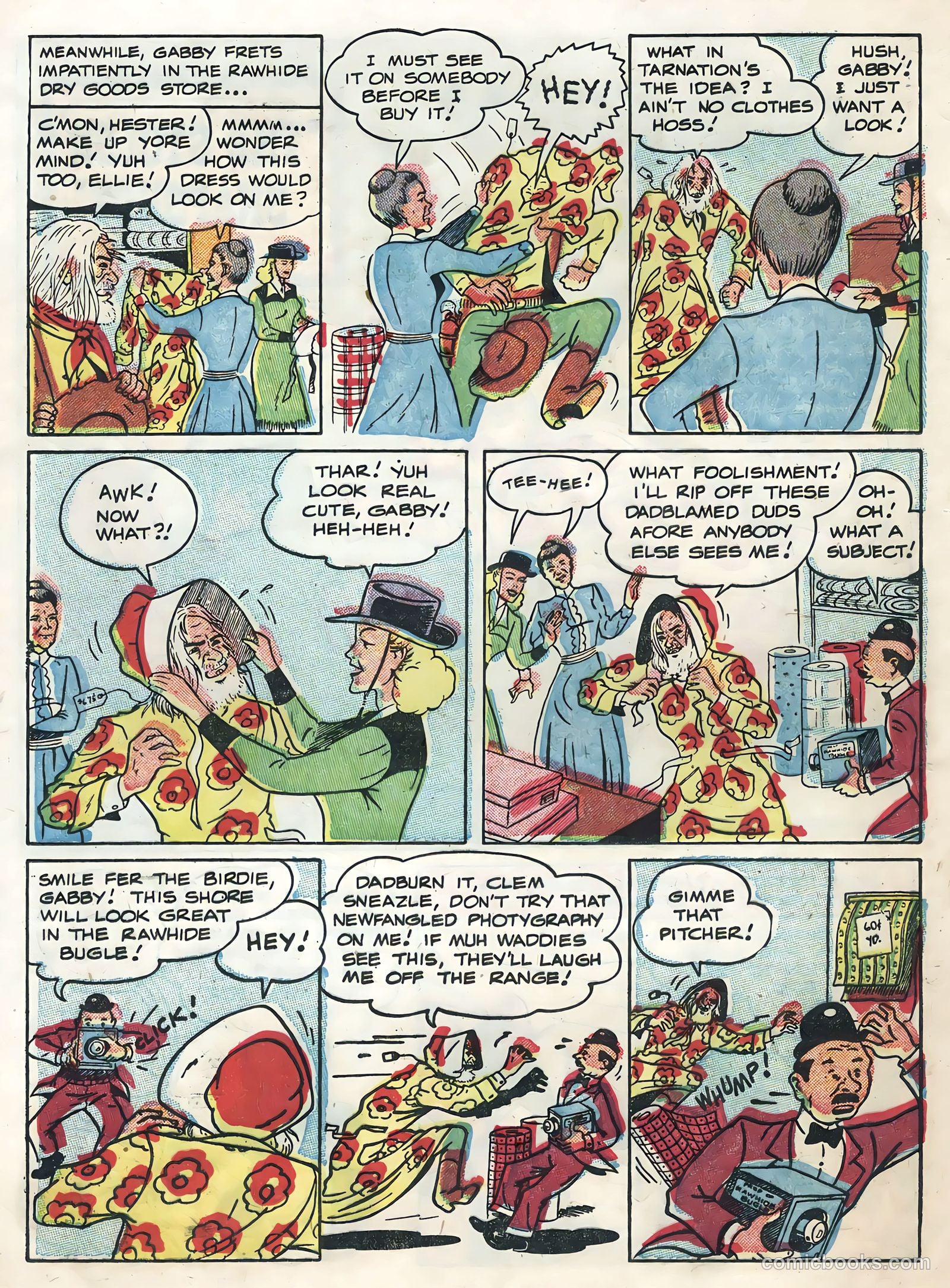 Gabby Hayes #54 (1955) — page 16 of 36