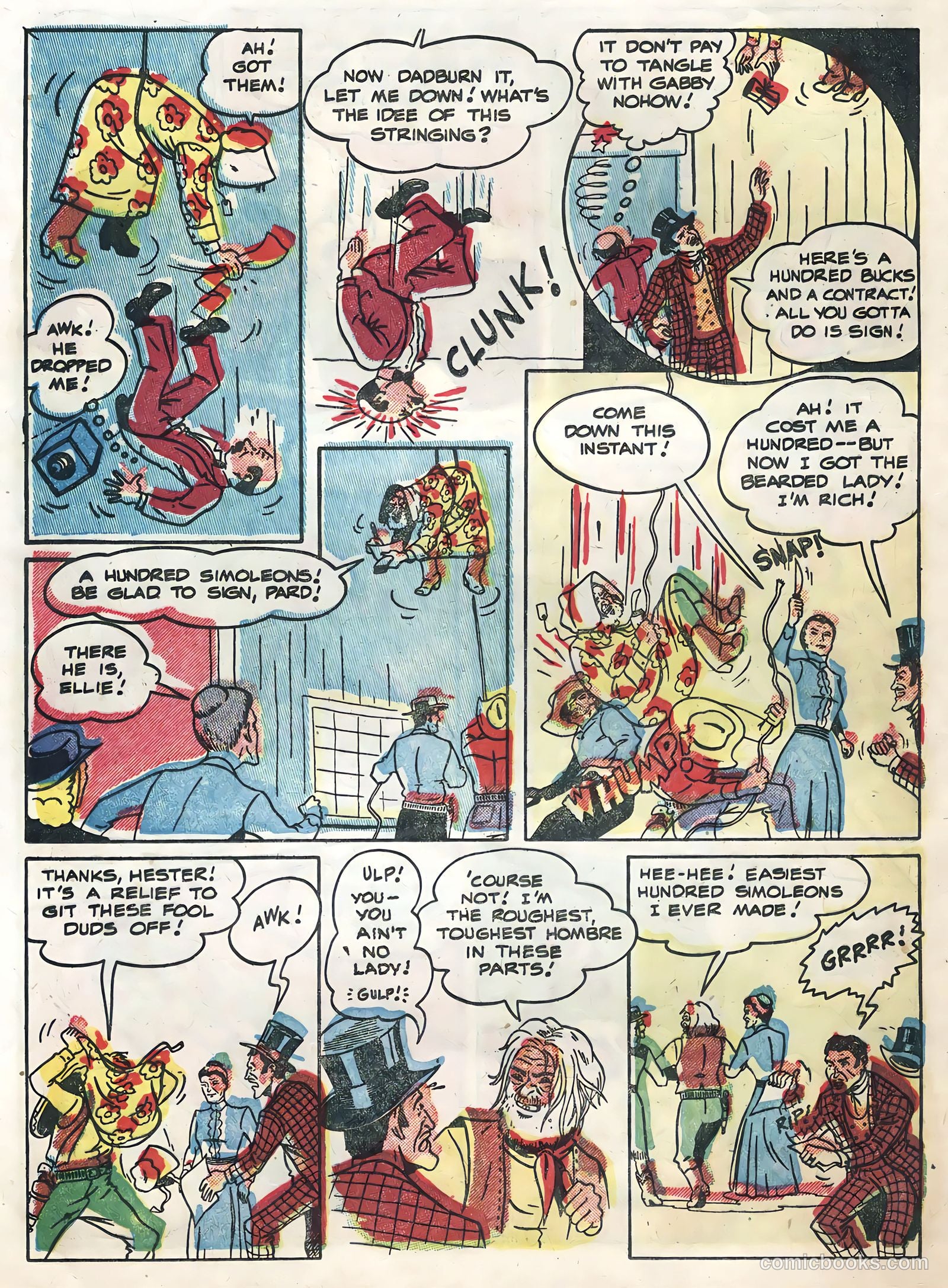 Gabby Hayes #54 (1955) — page 20 of 36