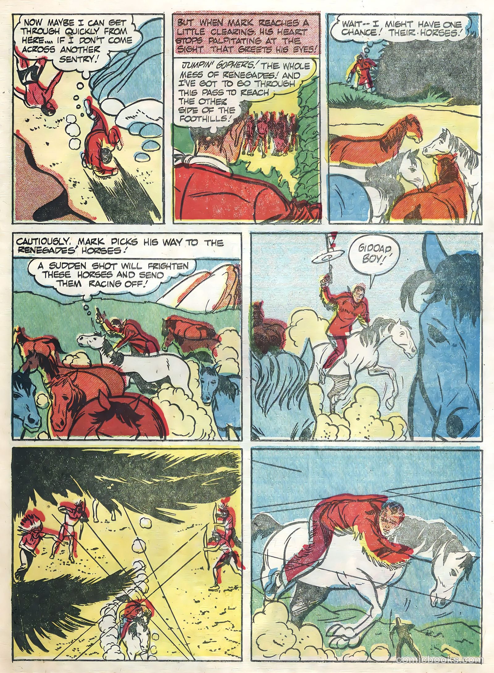 Gabby Hayes #54 (1955) — page 23 of 36