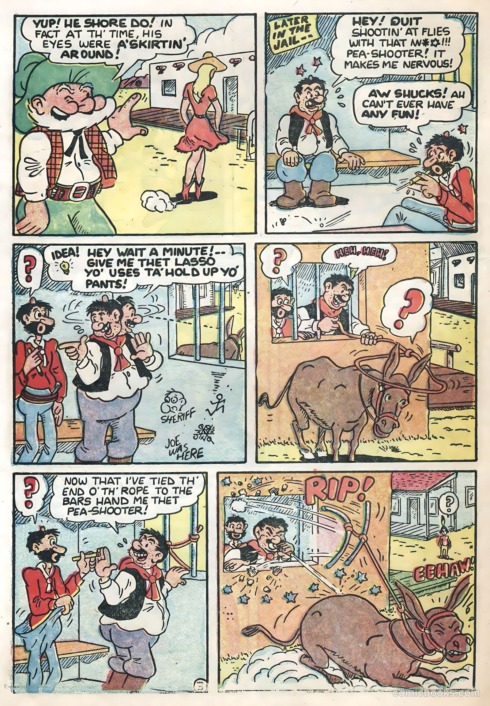 Gabby Hayes #54 (1955) — page 28 of 36