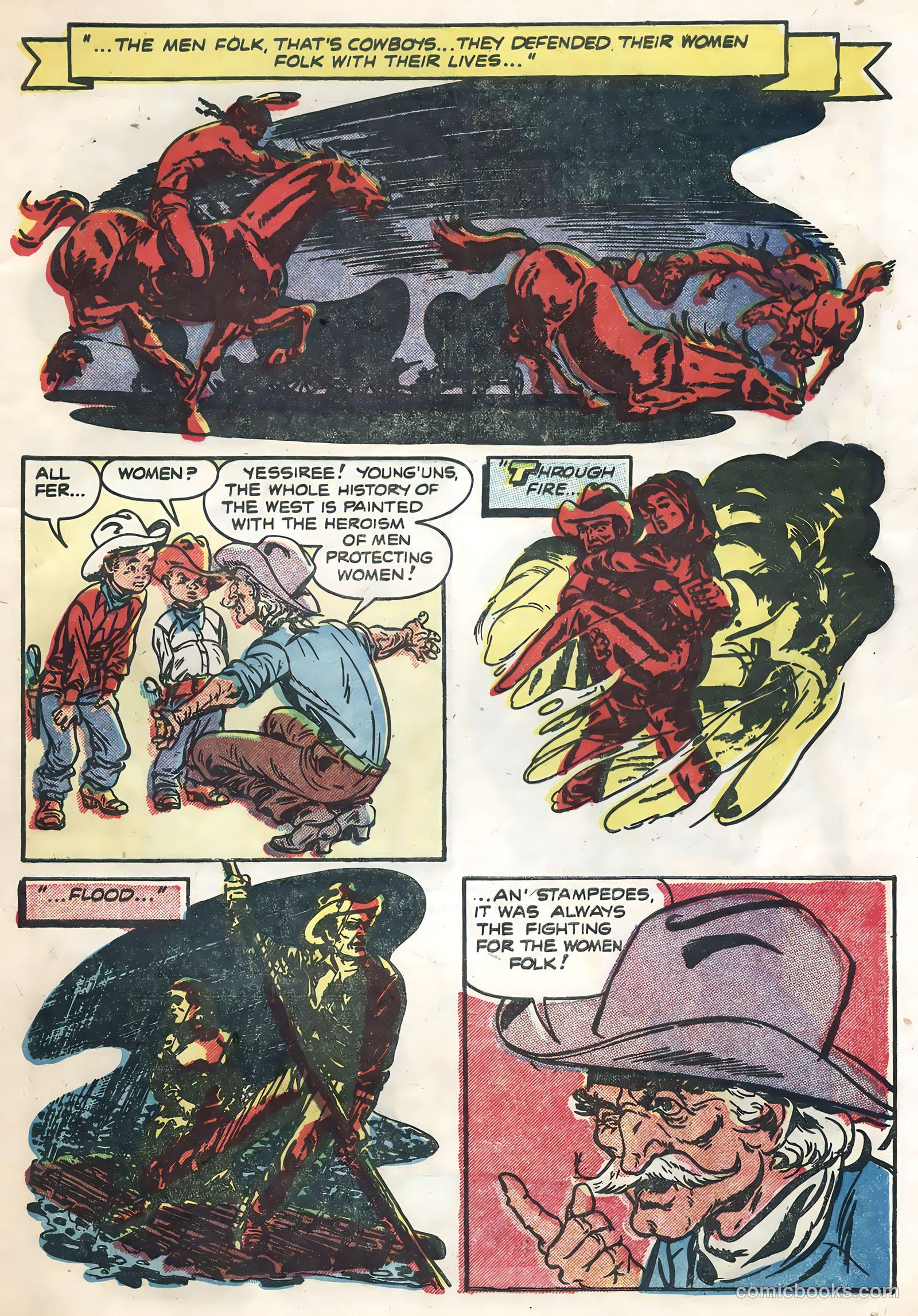Gabby Hayes #54 (1955) — page 33 of 36