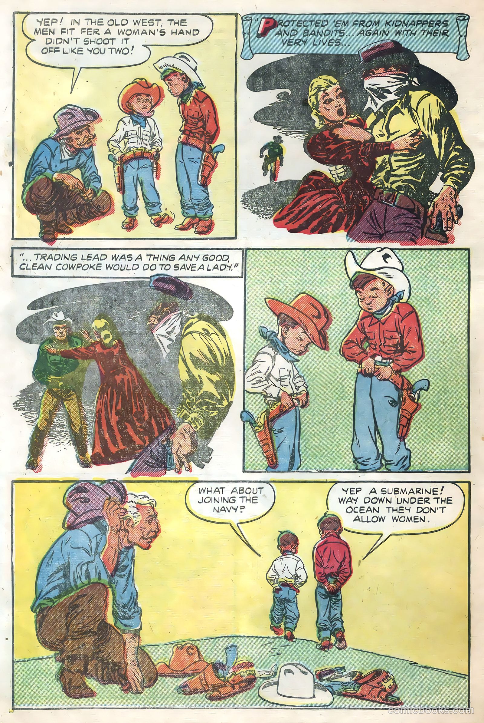 Gabby Hayes #54 (1955) — page 34 of 36