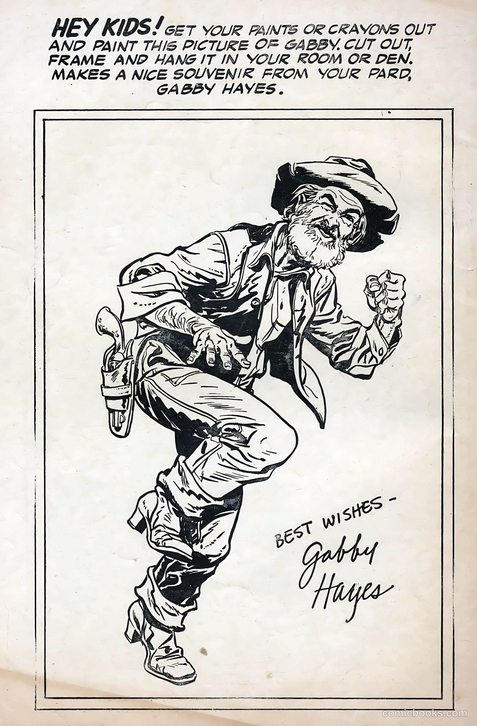 Gabby Hayes #54 (1955) — page 36 of 36
