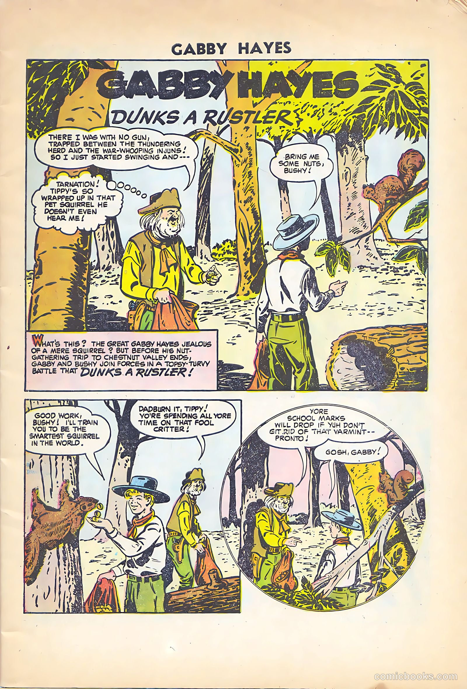 Gabby Hayes #55 (1955) — page 3 of 36