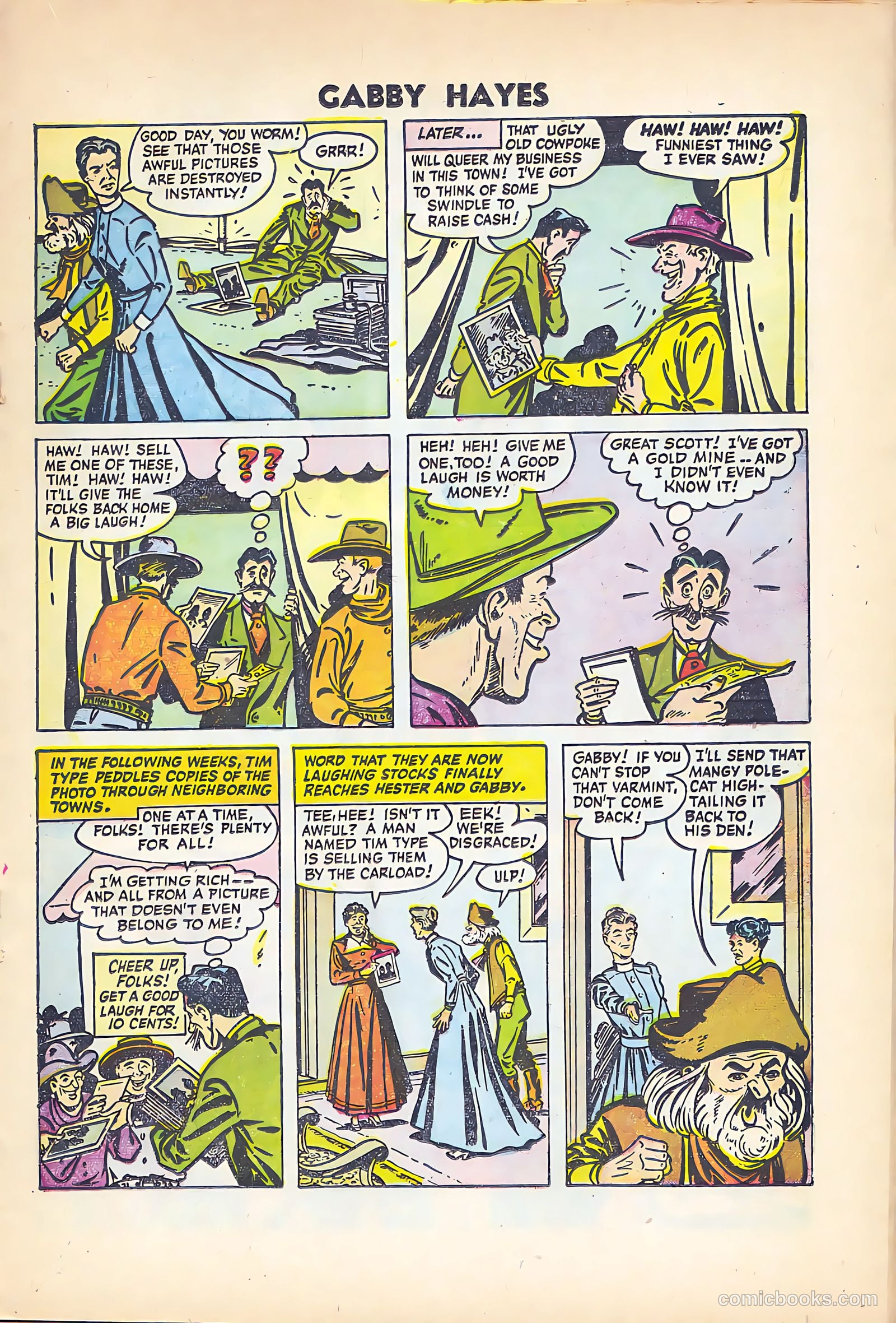 Gabby Hayes #55 (1955) — page 19 of 36