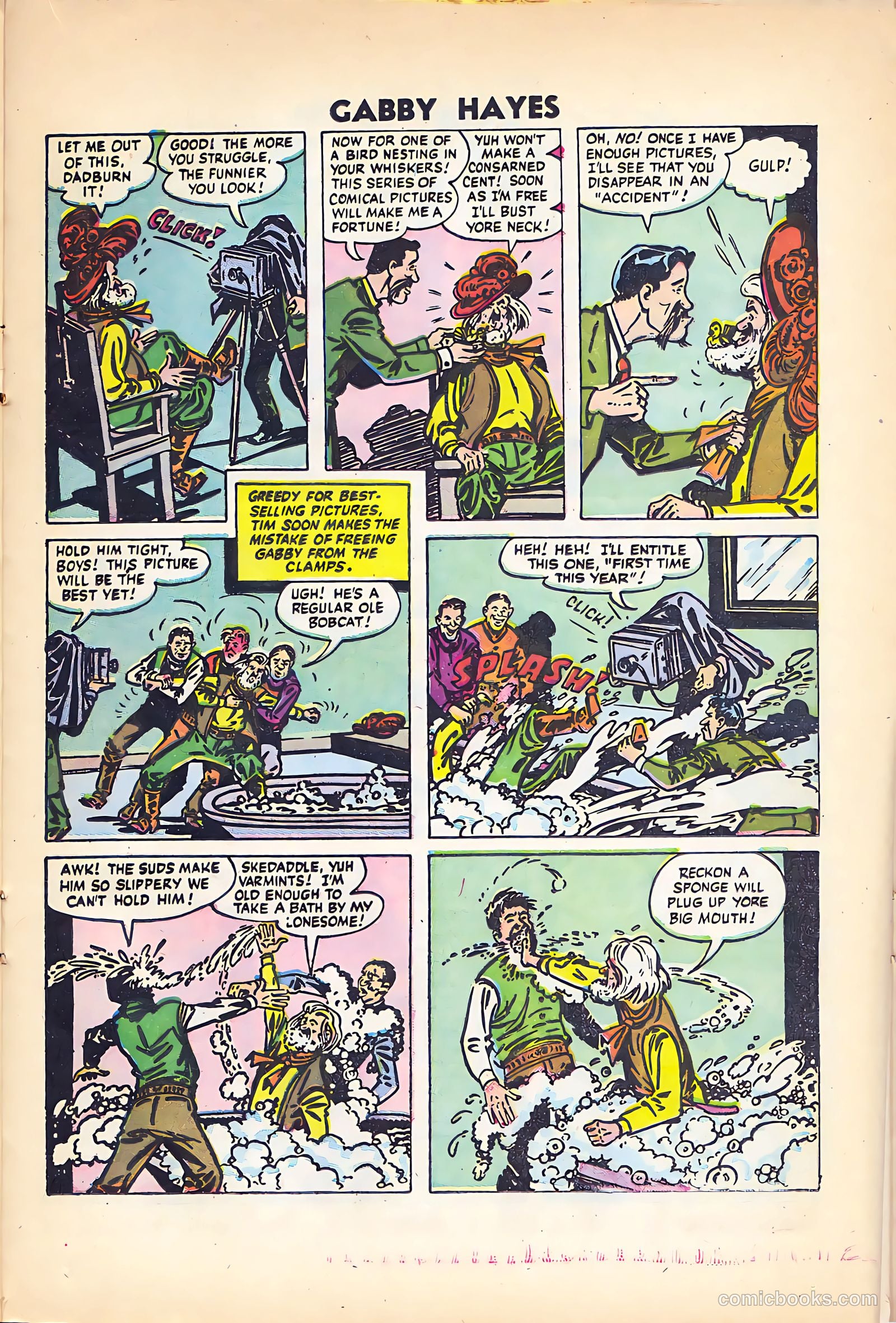 Gabby Hayes #55 (1955) — page 21 of 36
