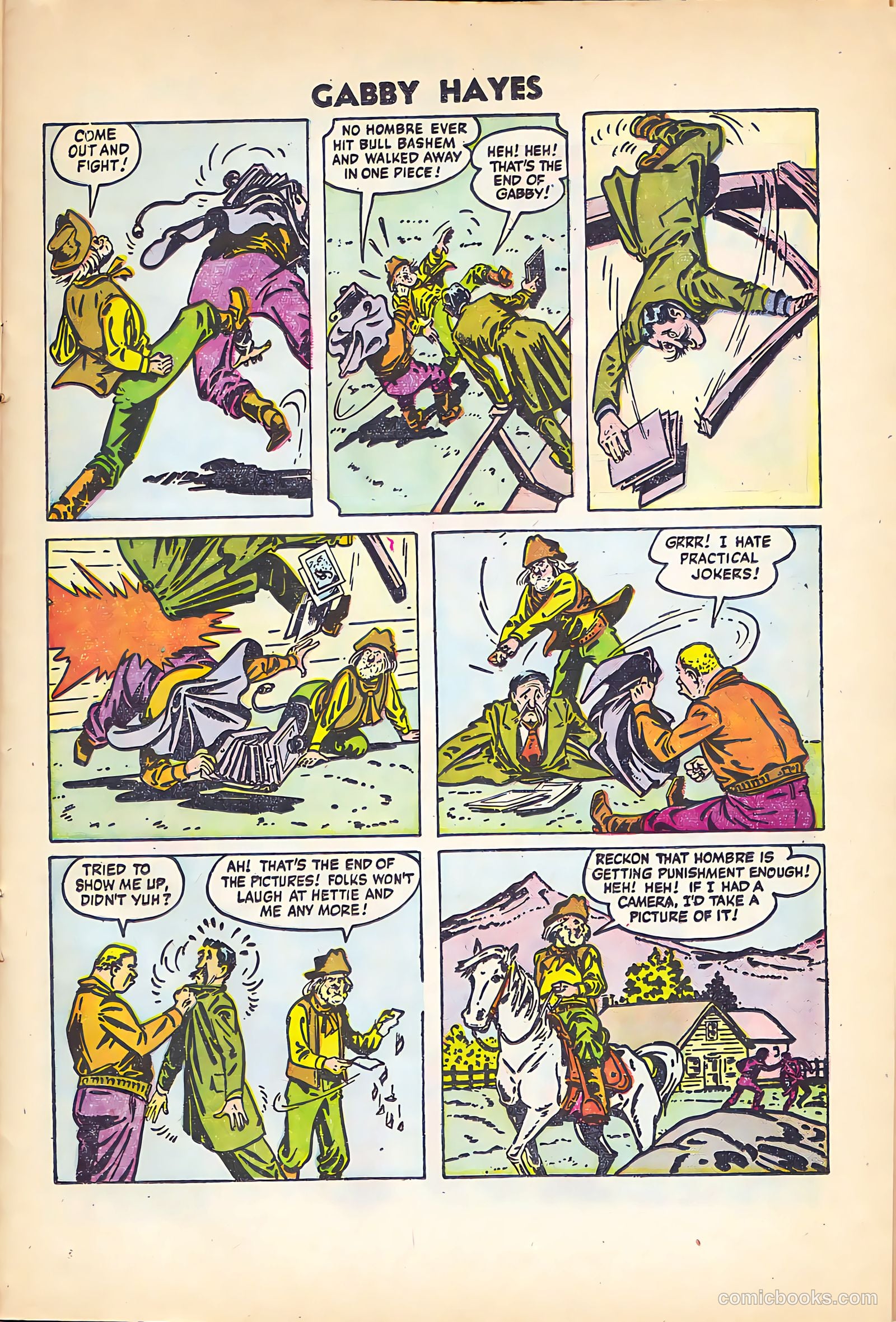 Gabby Hayes #55 (1955) — page 23 of 36