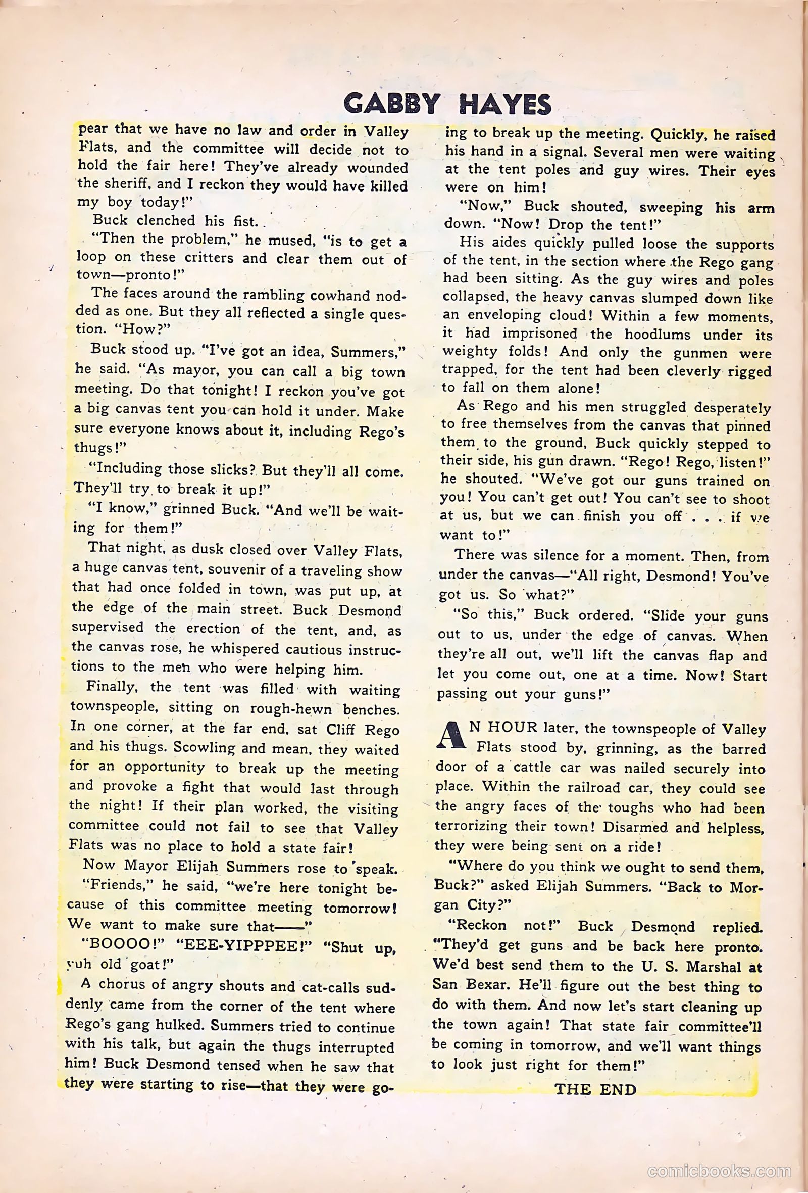 Gabby Hayes #55 (1955) — page 26 of 36