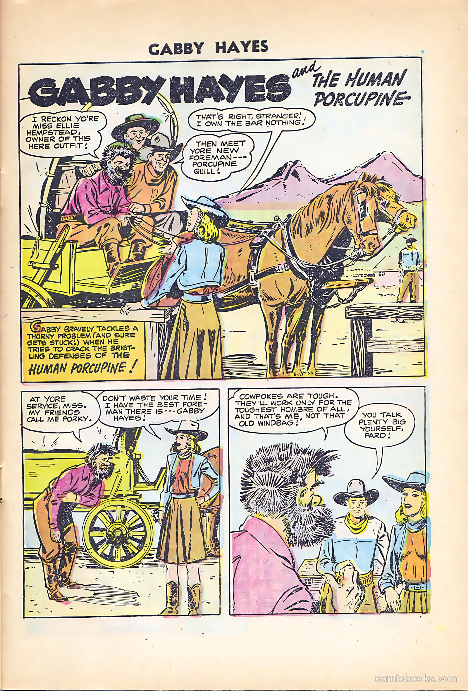 Gabby Hayes #55 (1955) — page 27 of 36