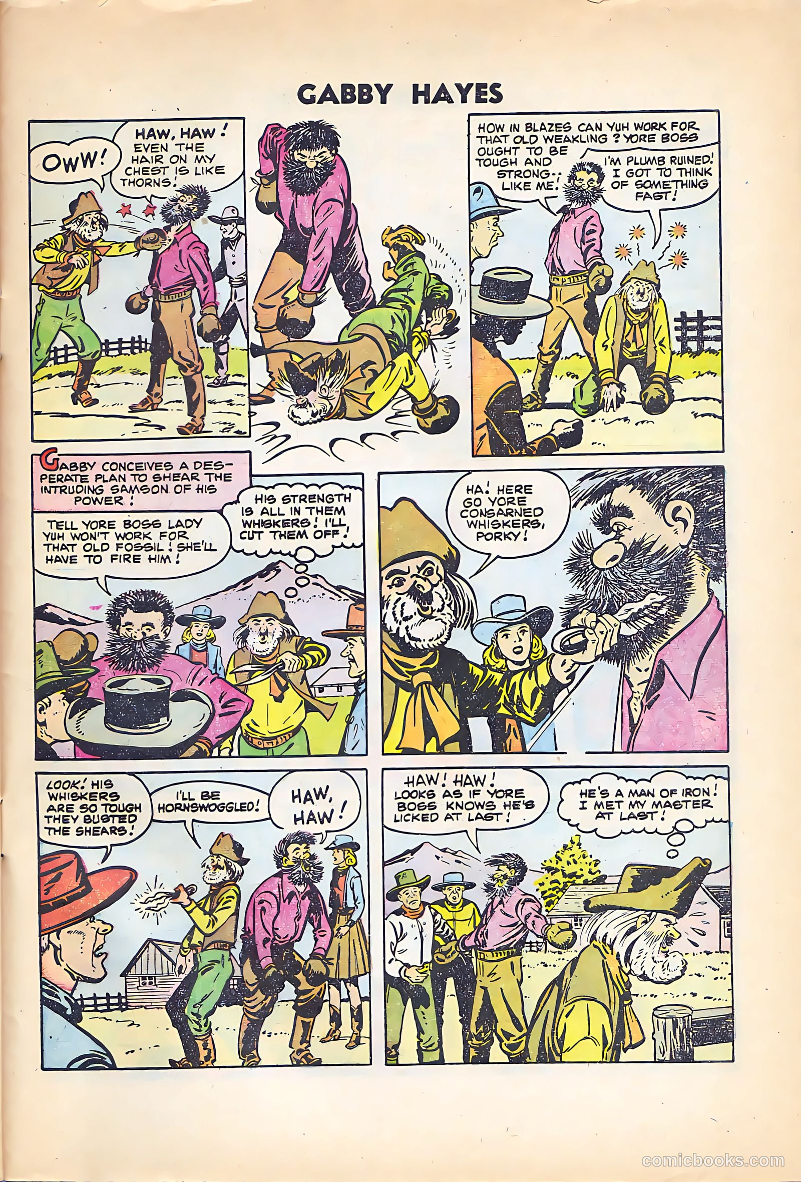 Gabby Hayes #55 (1955) — page 31 of 36