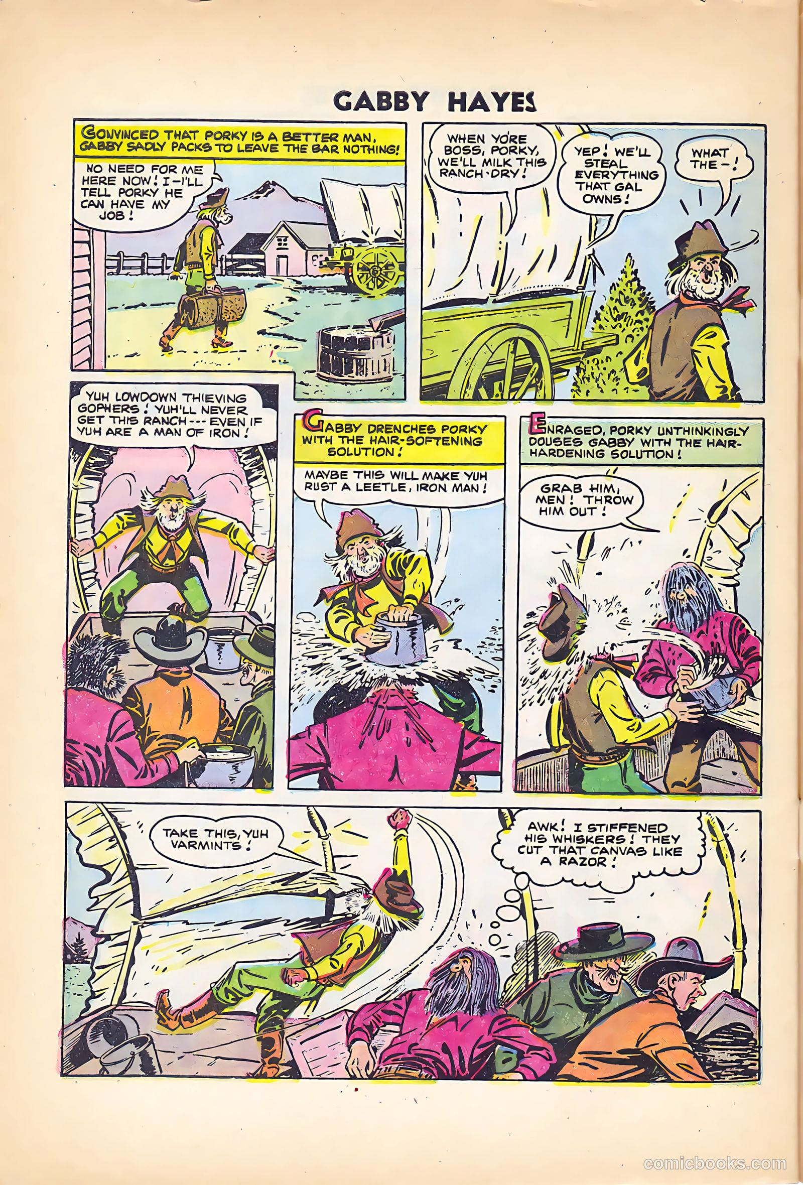 Gabby Hayes #55 (1955) — page 32 of 36