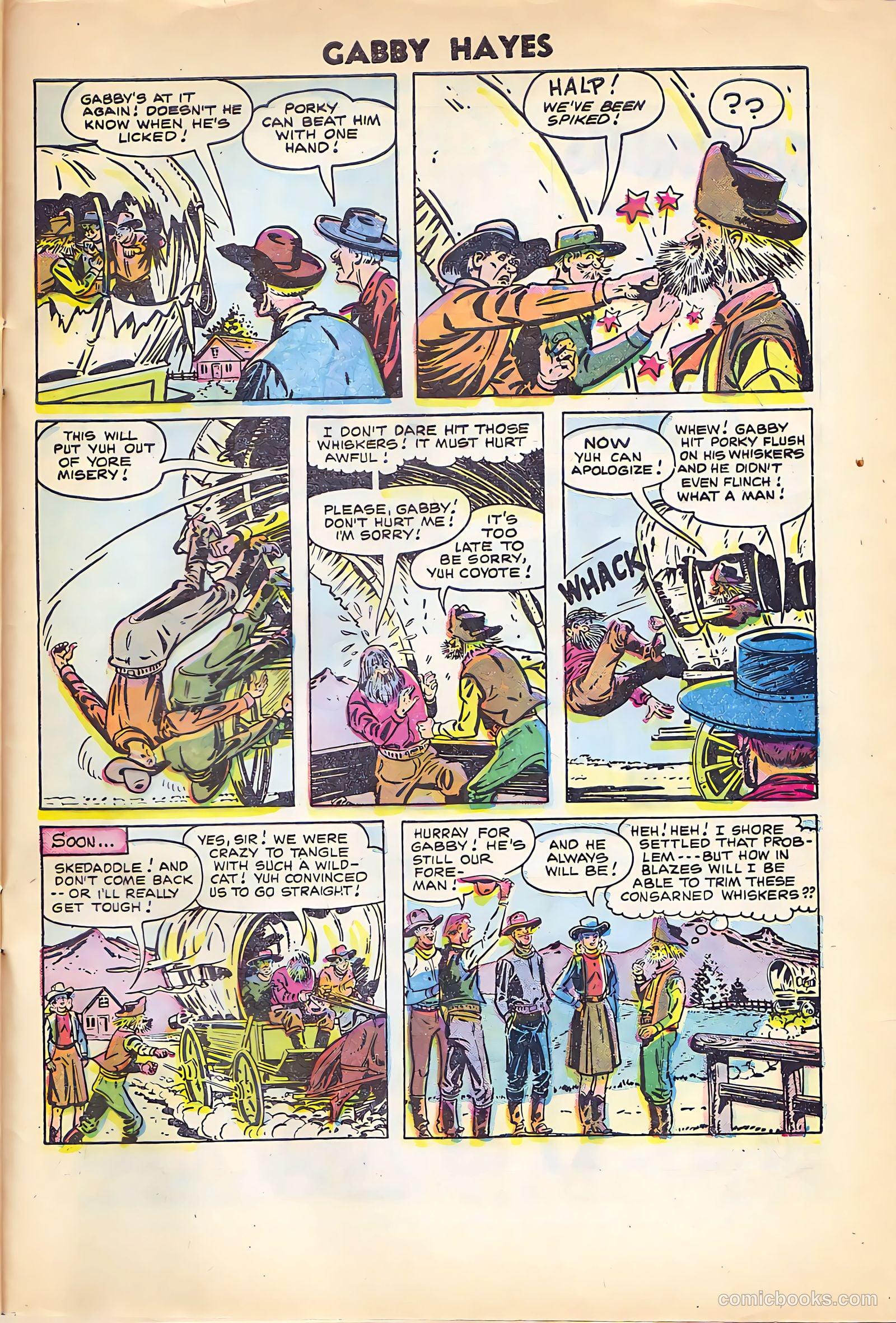 Gabby Hayes #55 (1955) — page 33 of 36
