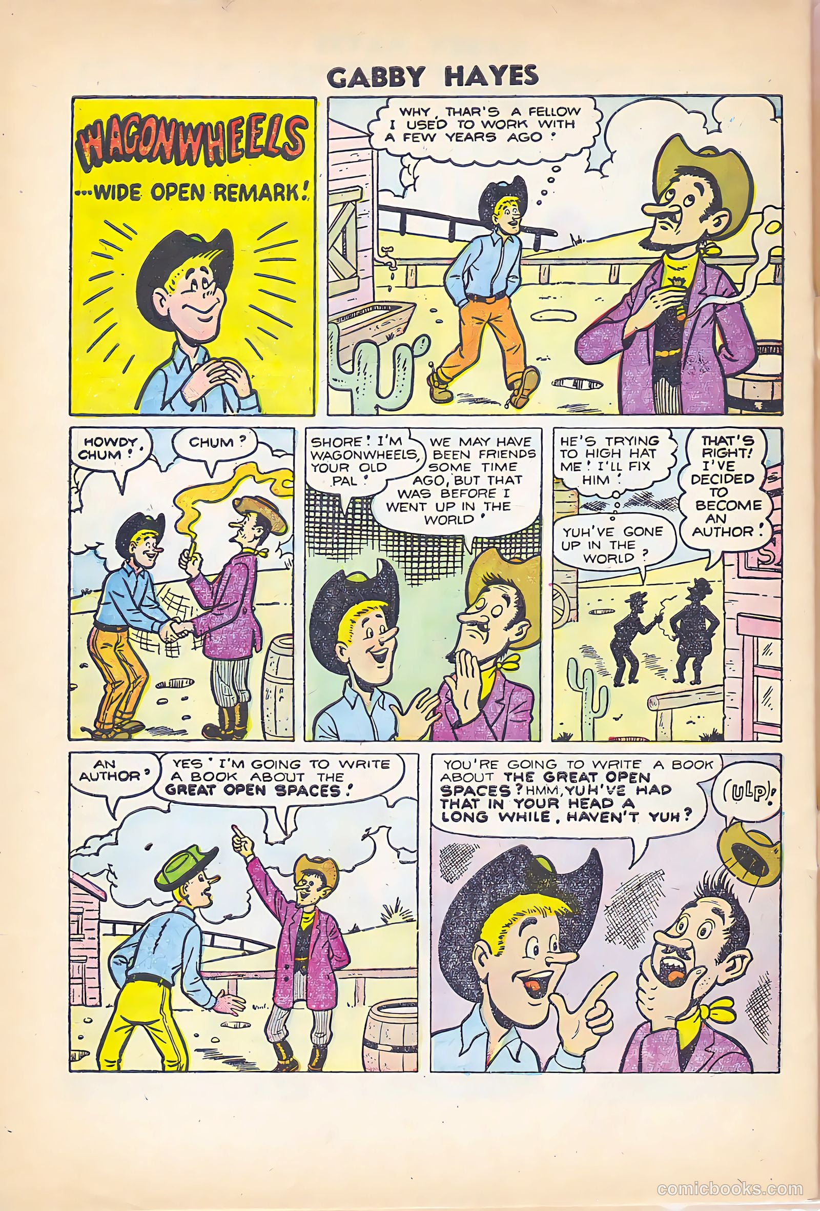 Gabby Hayes #55 (1955) — page 34 of 36
