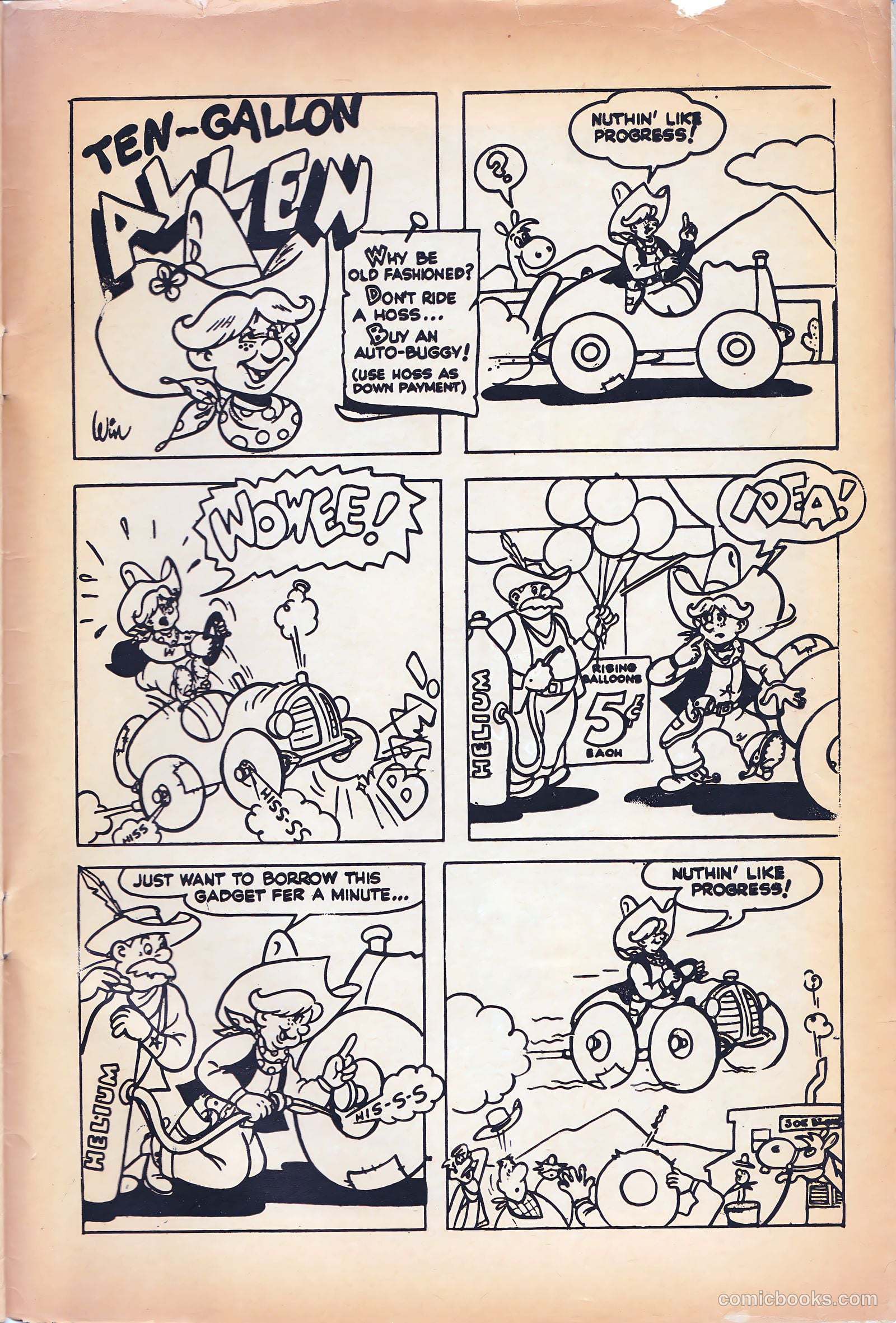 Gabby Hayes #55 (1955) — page 35 of 36