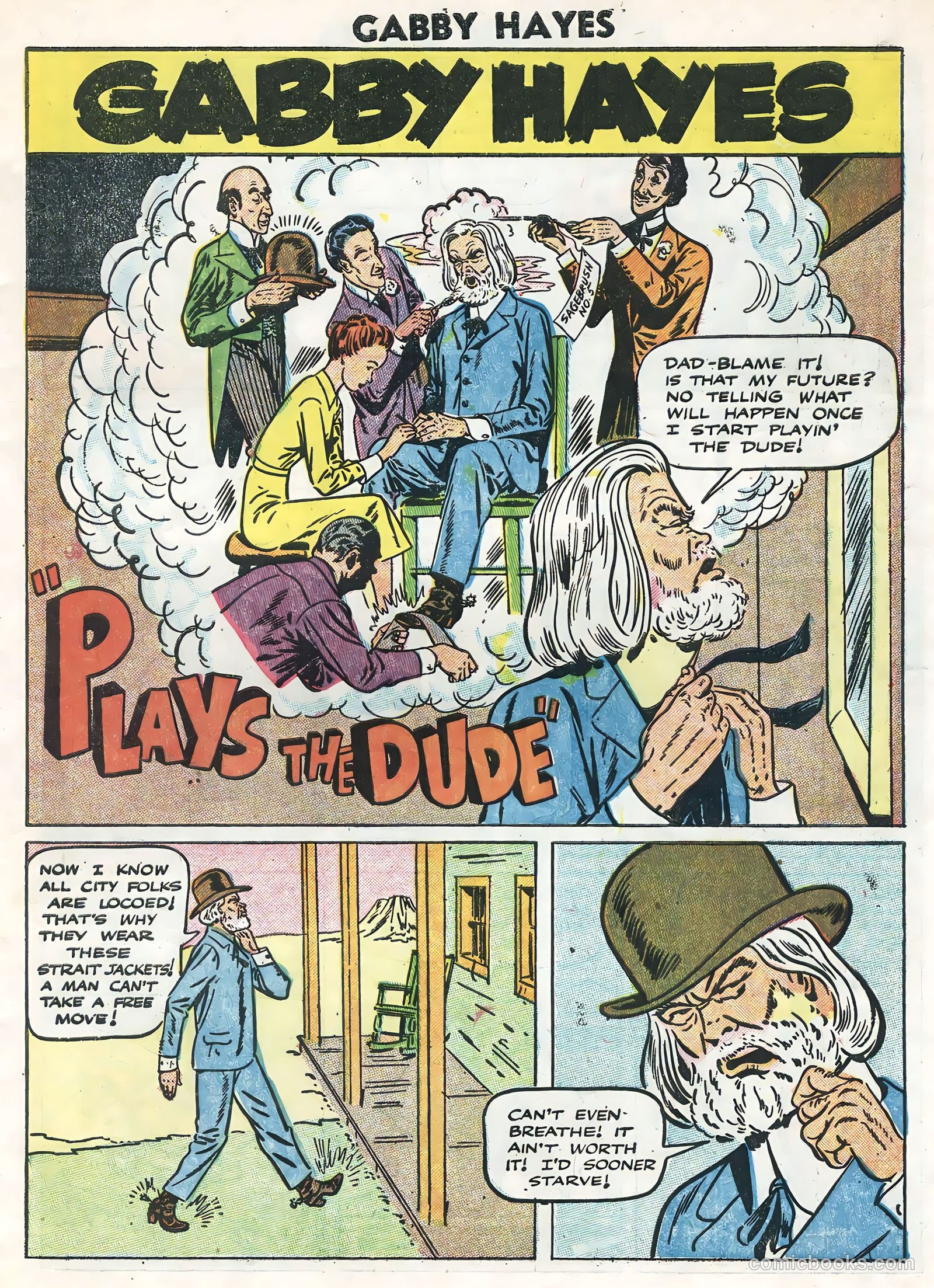 Gabby Hayes #56 (1955) — page 3 of 36
